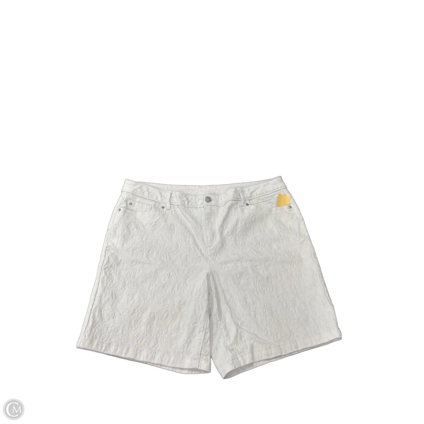 Shorts By Simply Vera In White, Size: 16