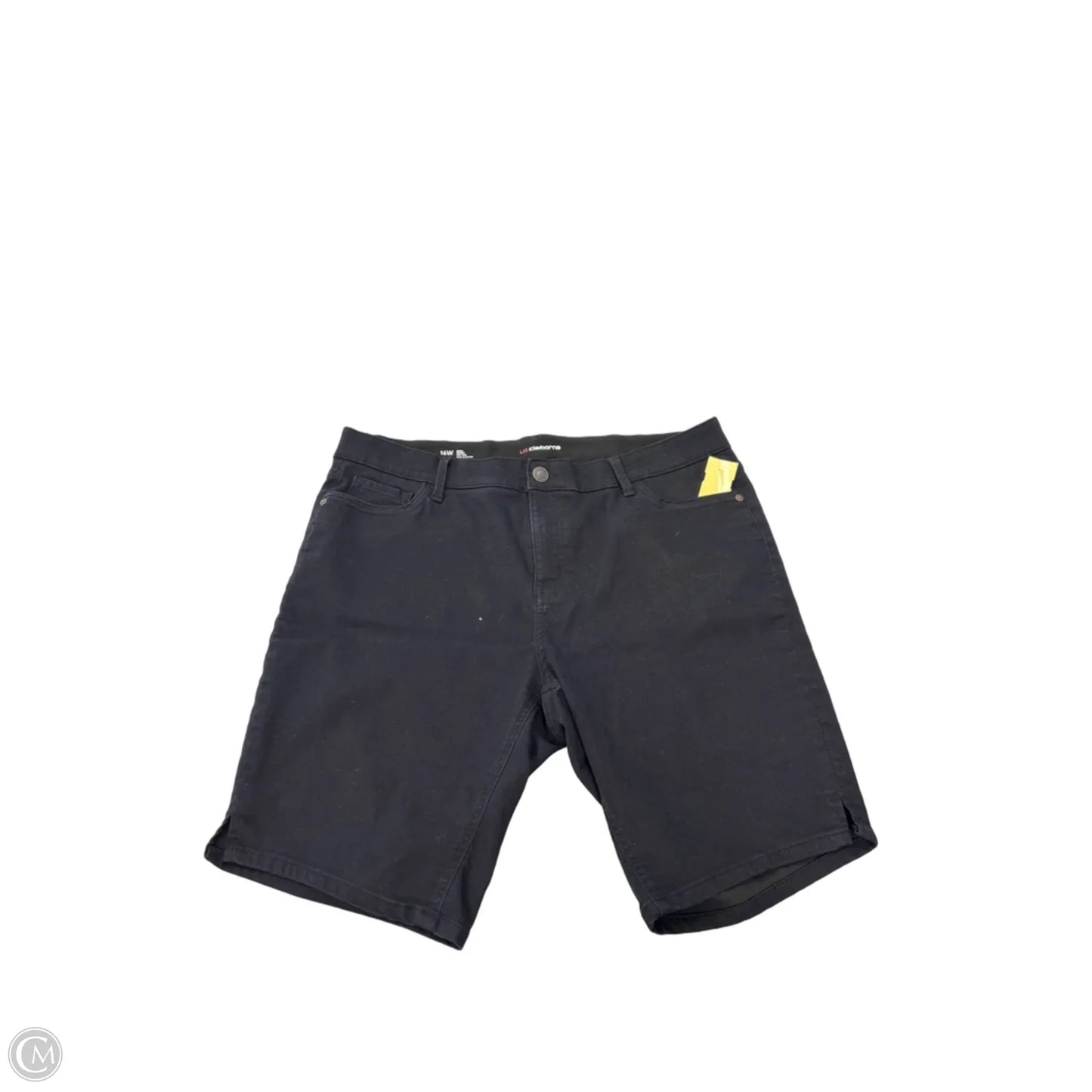 Shorts By Liz Claiborne In Black, Size: 16w