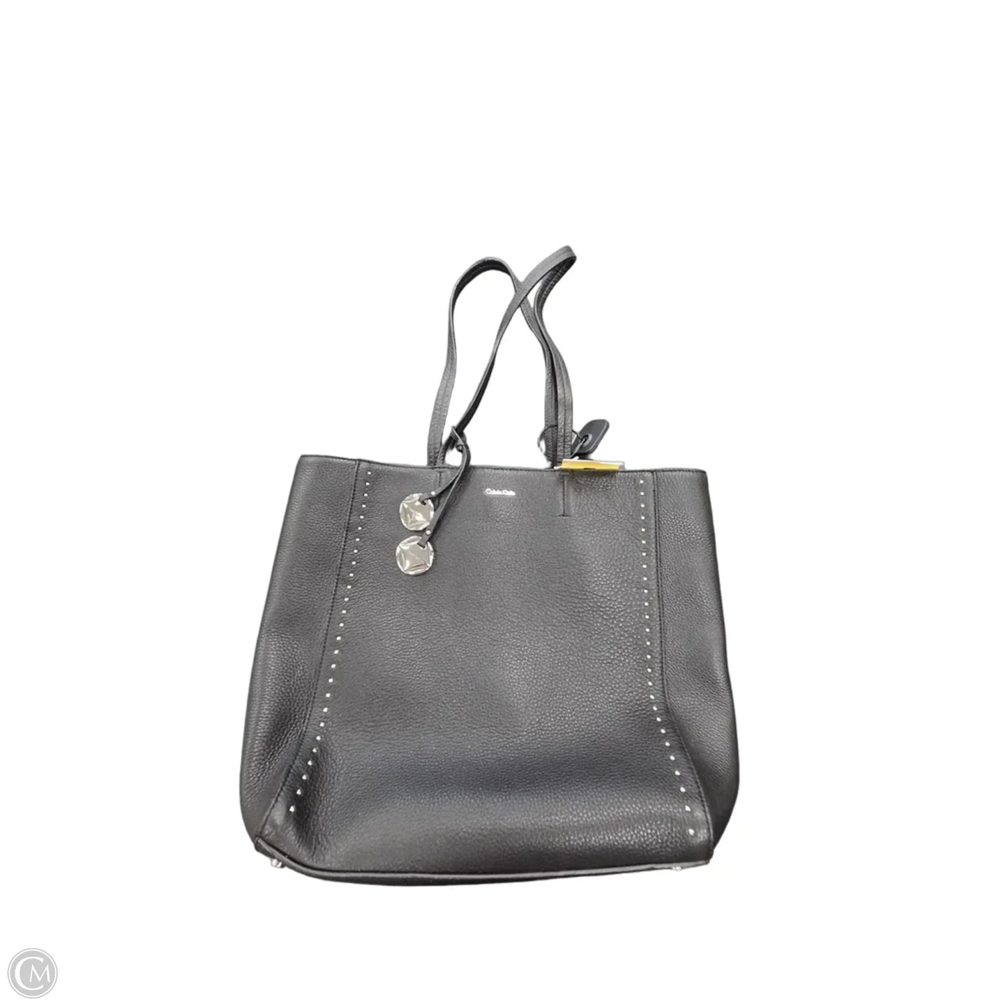Tote Leather By Calvin Klein, Size: Large