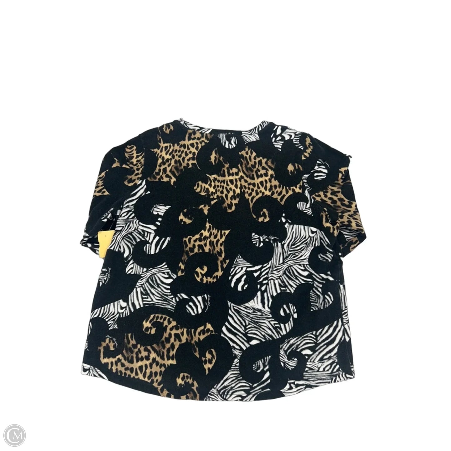 Top Long Sleeve By Chicos In Animal Print, Size: L