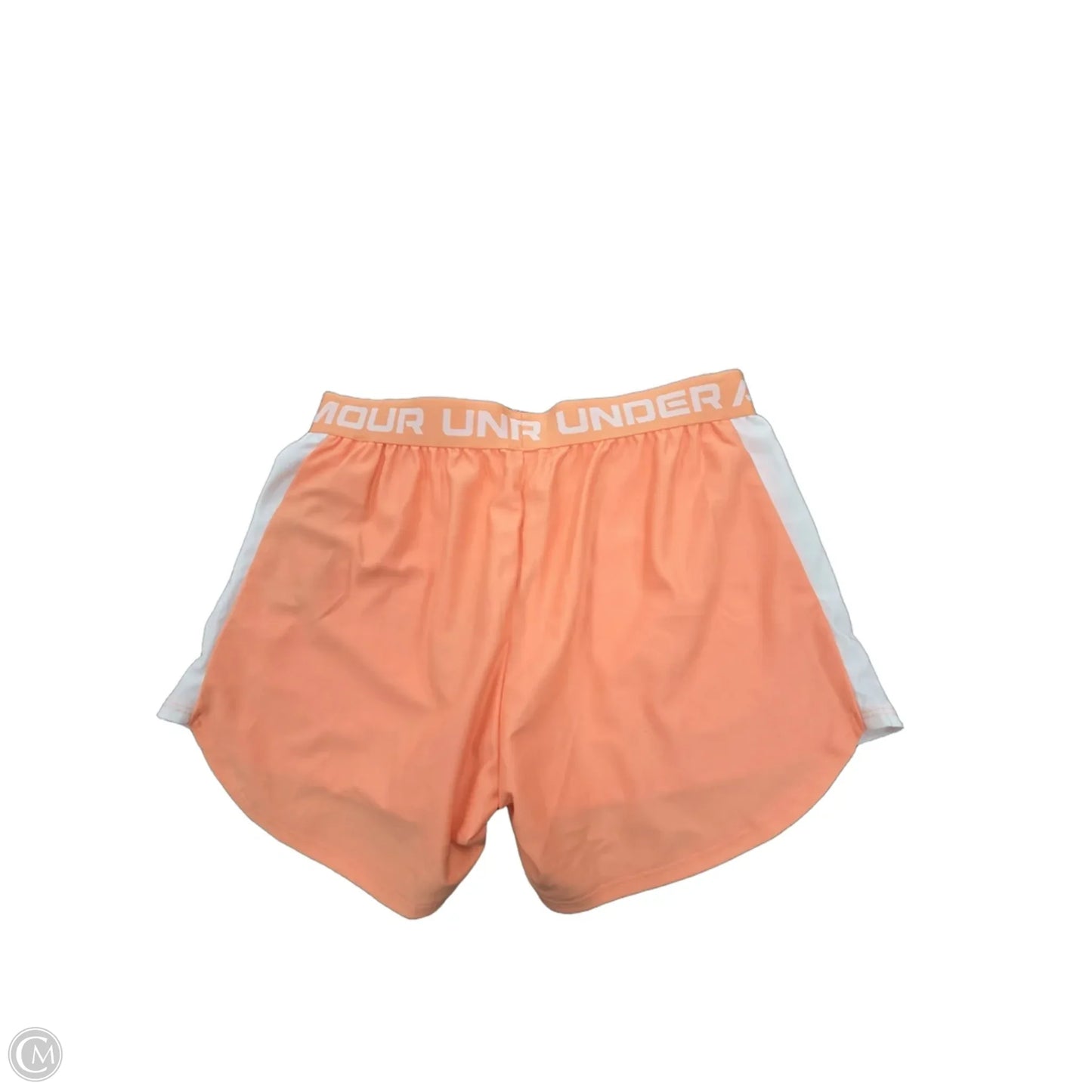 Athletic Shorts By Under Armour In Orange, Size: M