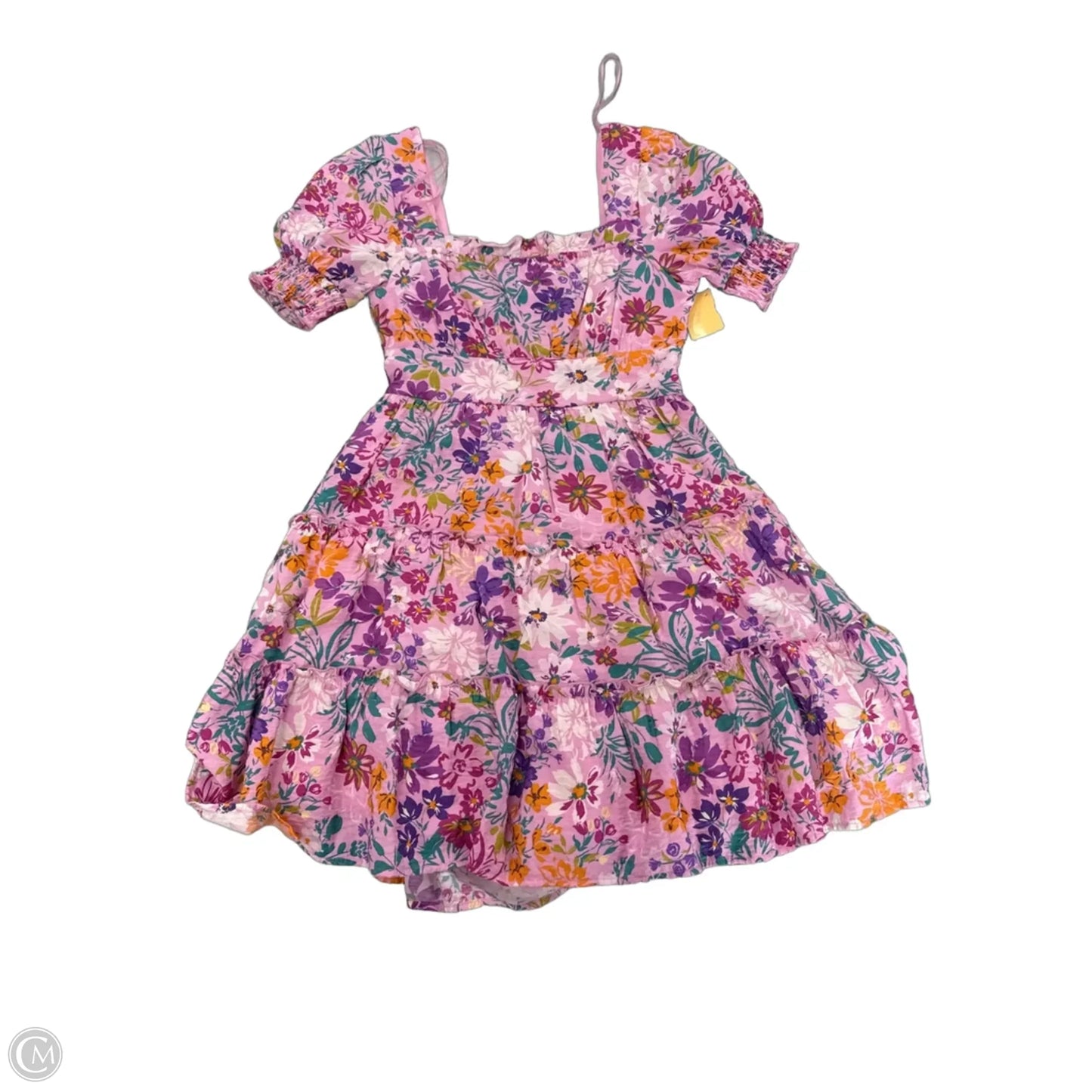 Dress Casual Short By Blu Pepper In Floral Print, Size: S
