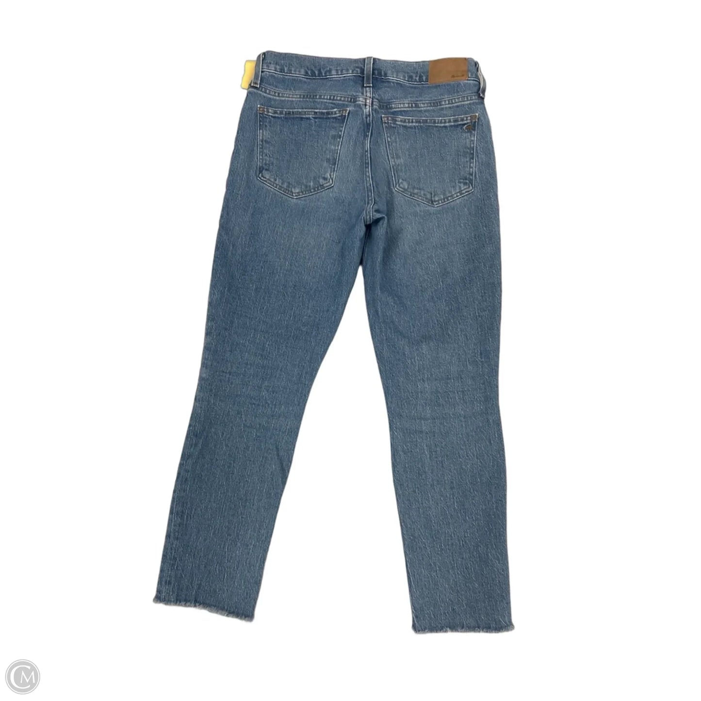 Jeans Straight By Madewell In Blue Denim, Size: 4