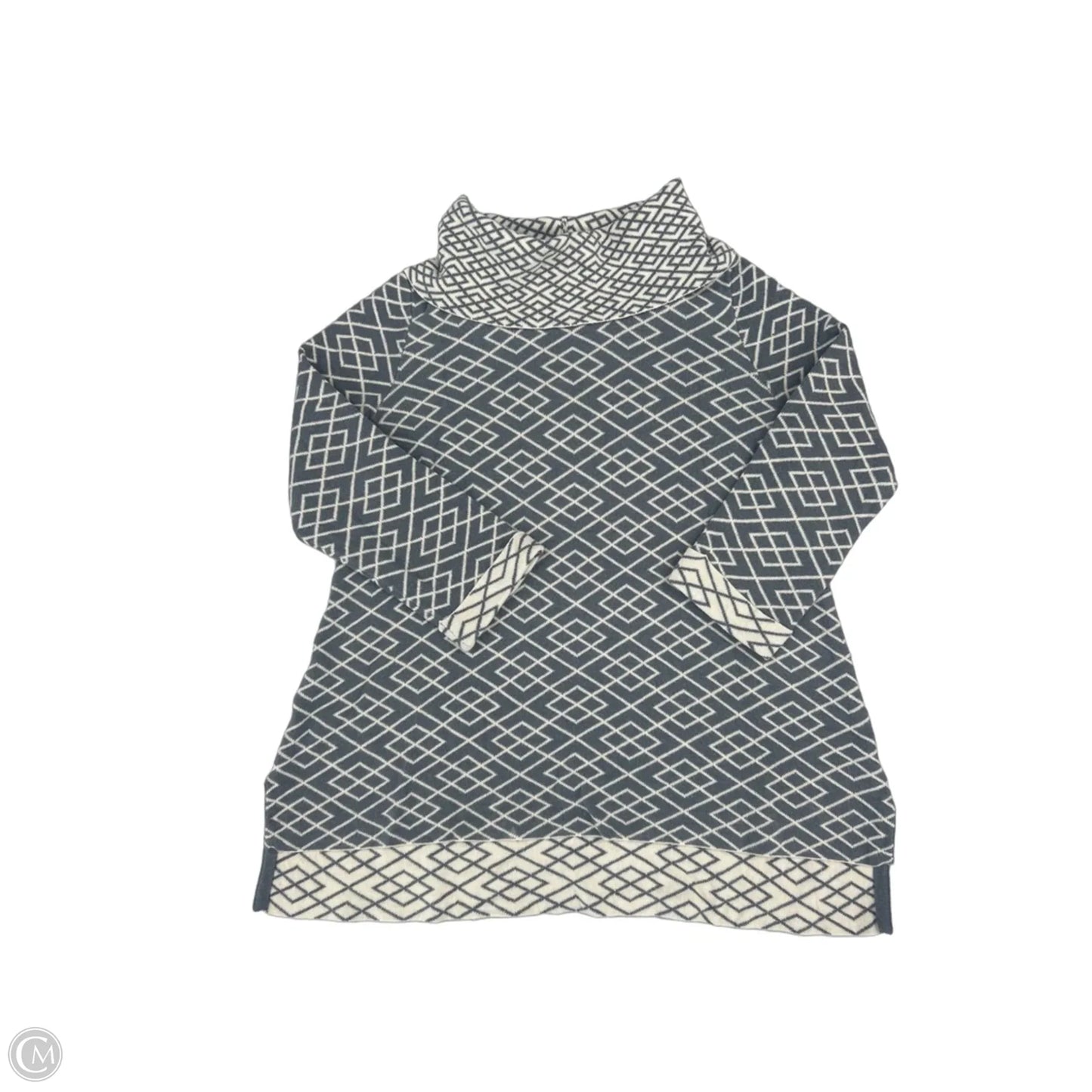 Top Long Sleeve By Moth In Geometric Pattern, Size: S
