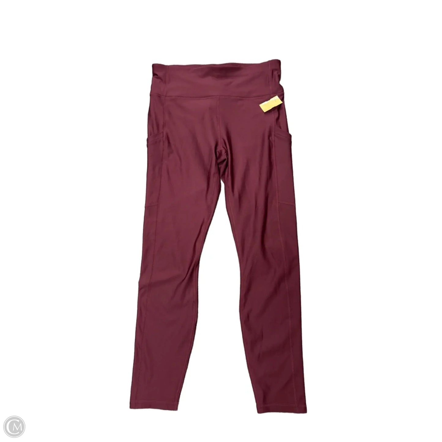 Athletic Leggings By Fabletics In Red, Size: L