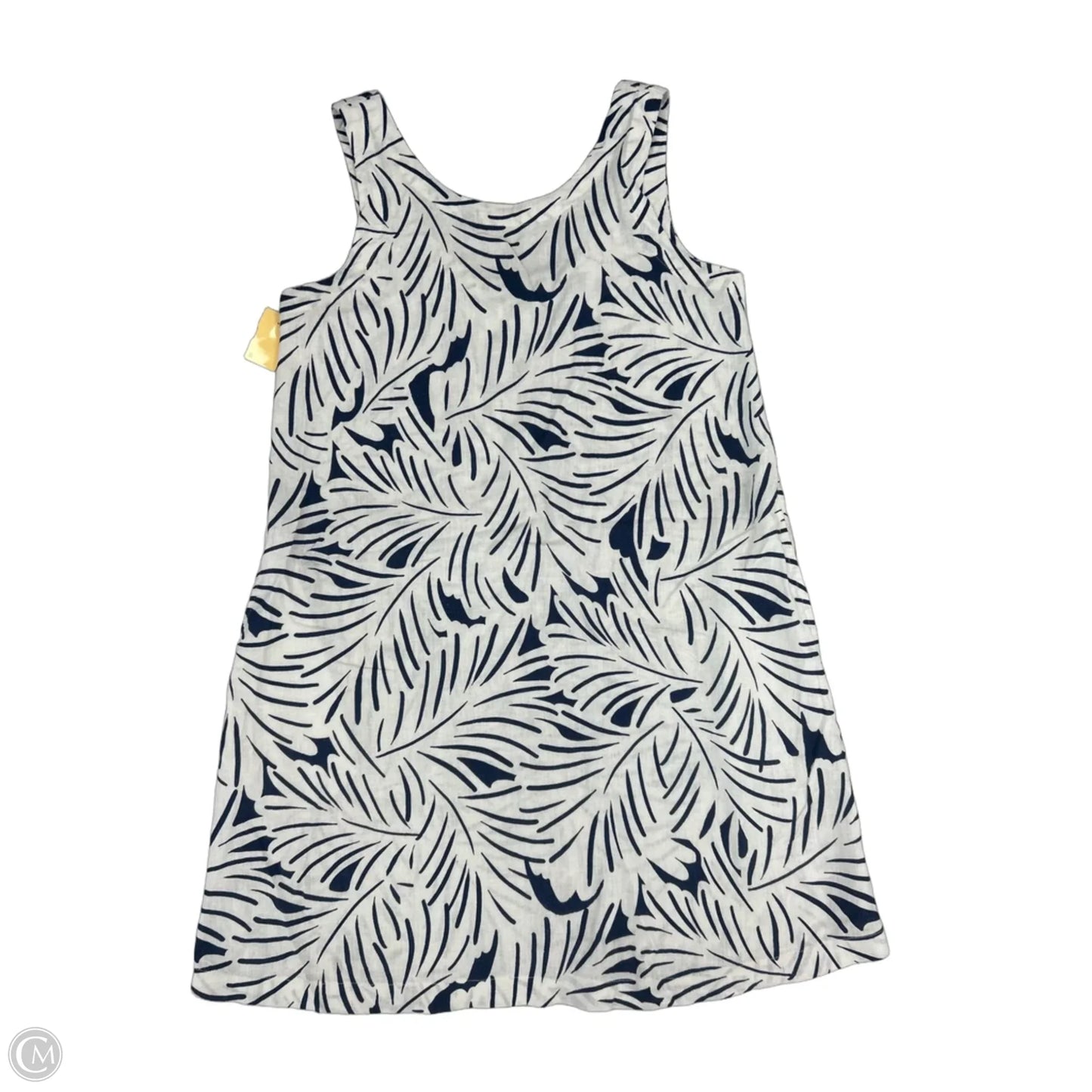 Dress Casual Short By Nicole By Nicole Miller In Blue & White, Size: S