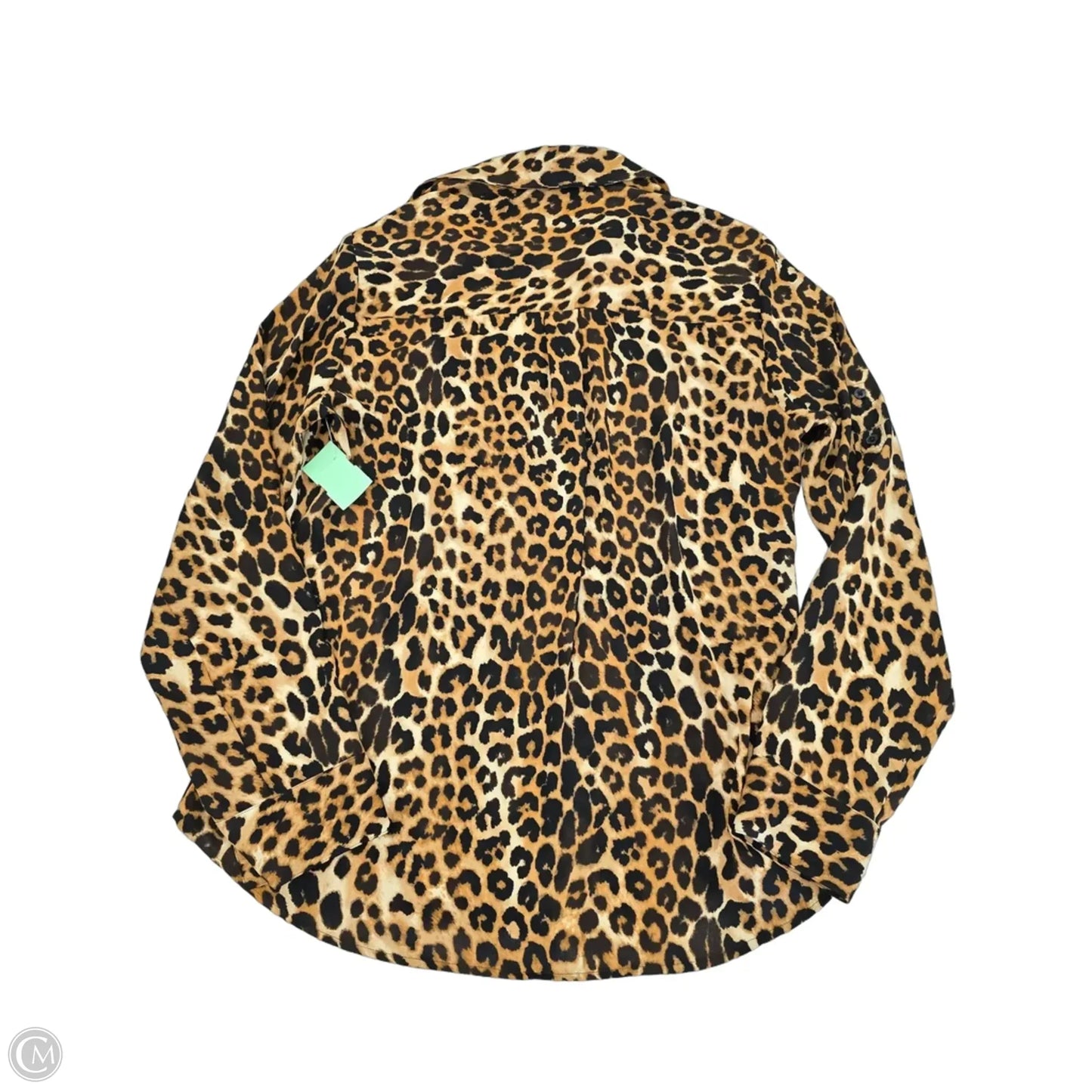 Top Long Sleeve By Express In Animal Print, Size: M