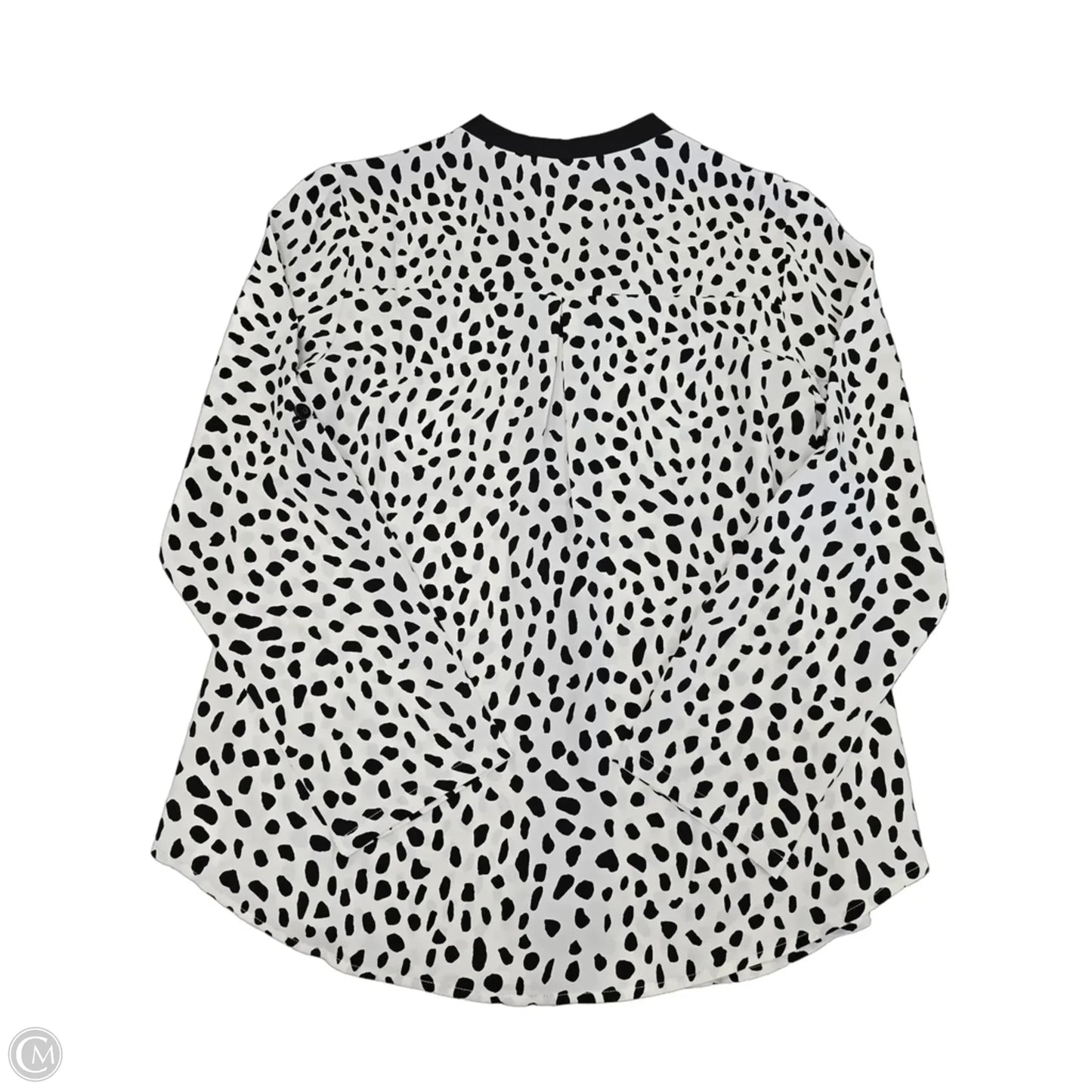 Top Long Sleeve By Cme In Animal Print, Size: M