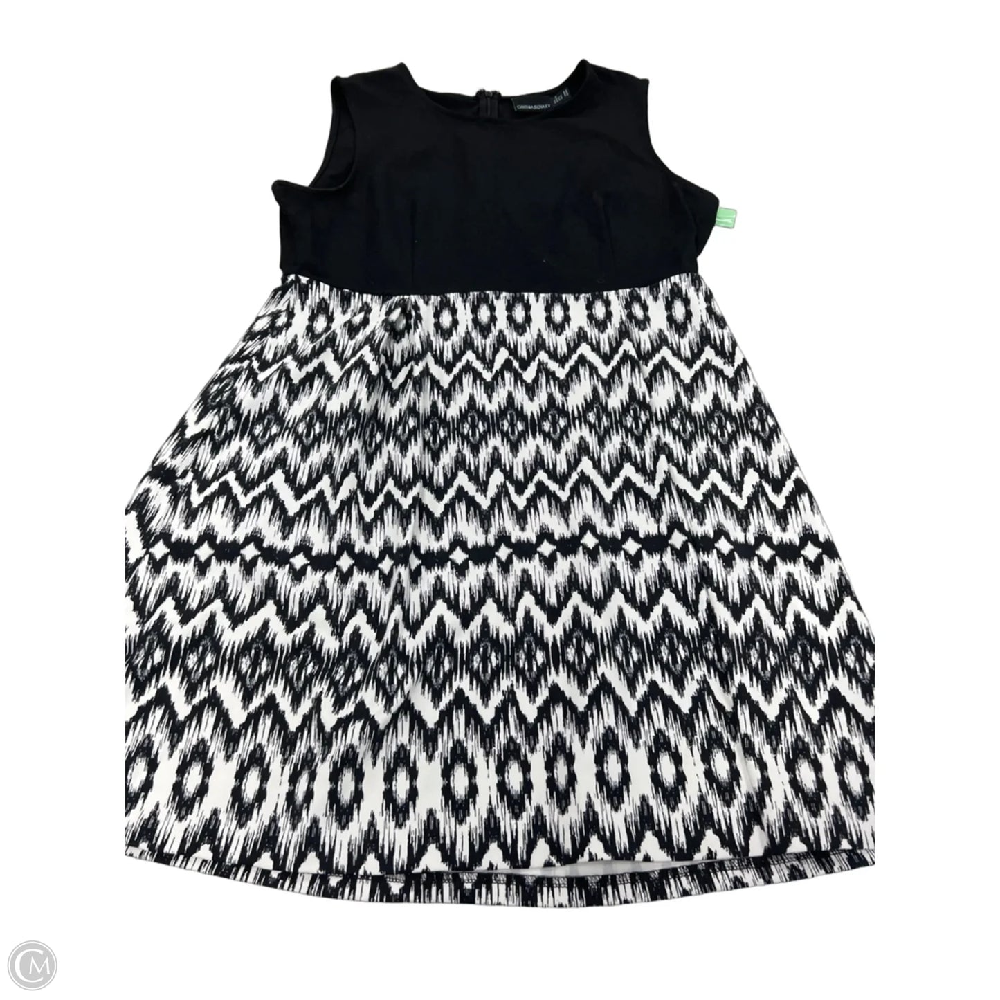 Dress Casual Short By Cynthia Rowley In Black & White, Size: Xl