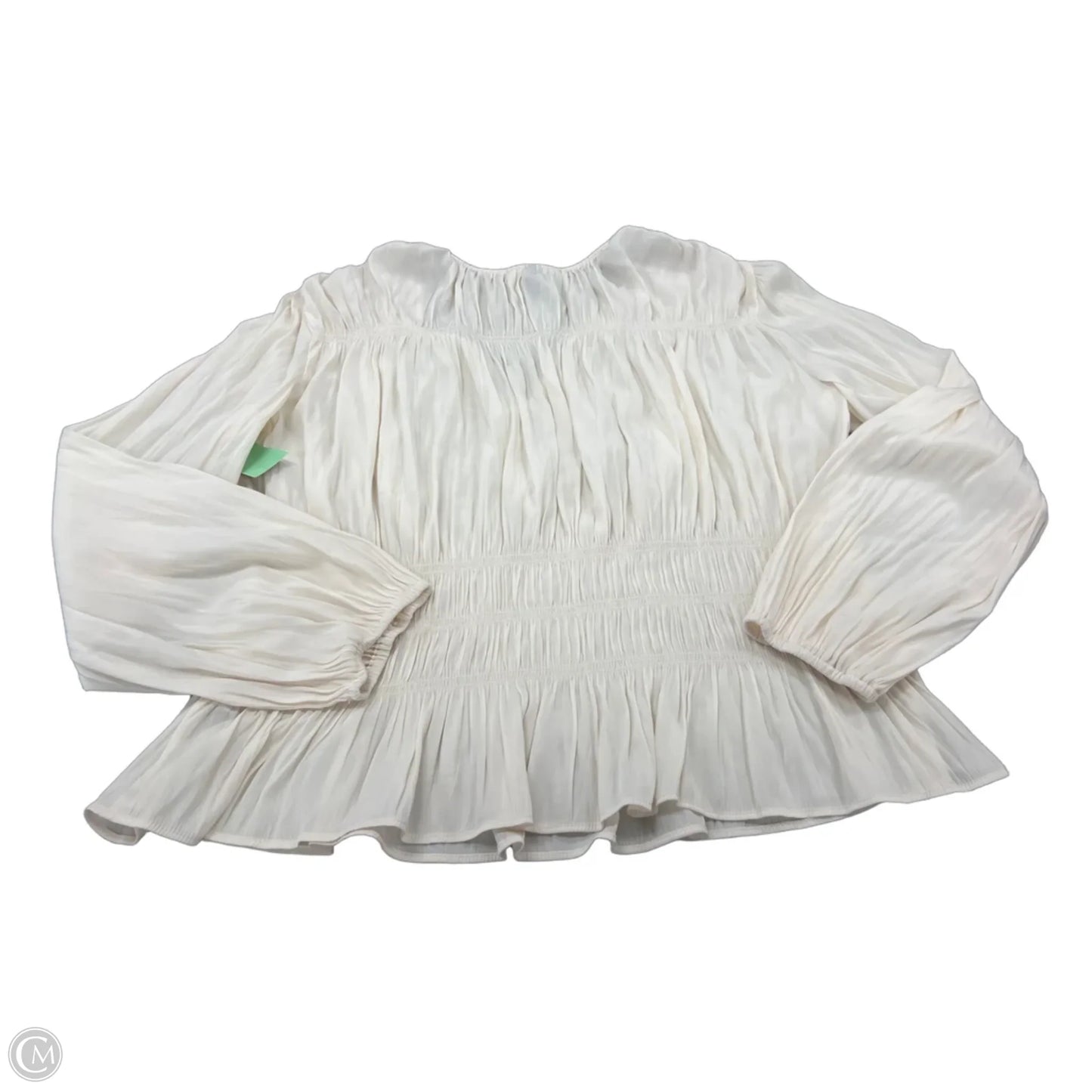 Top Long Sleeve By Universal Thread In White, Size: Xxl