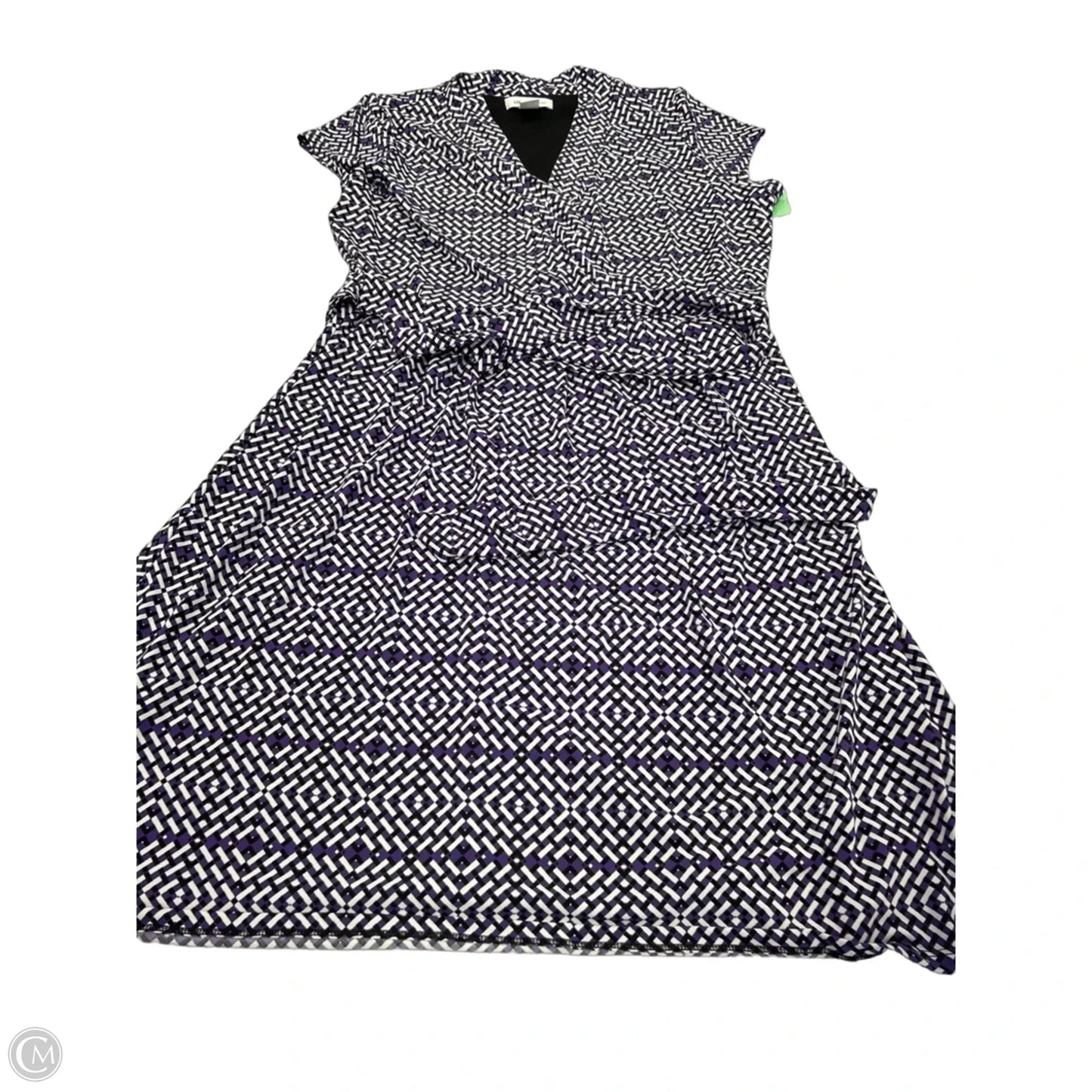 Dress Casual Short By Liz Claiborne In Purple, Size: Xl