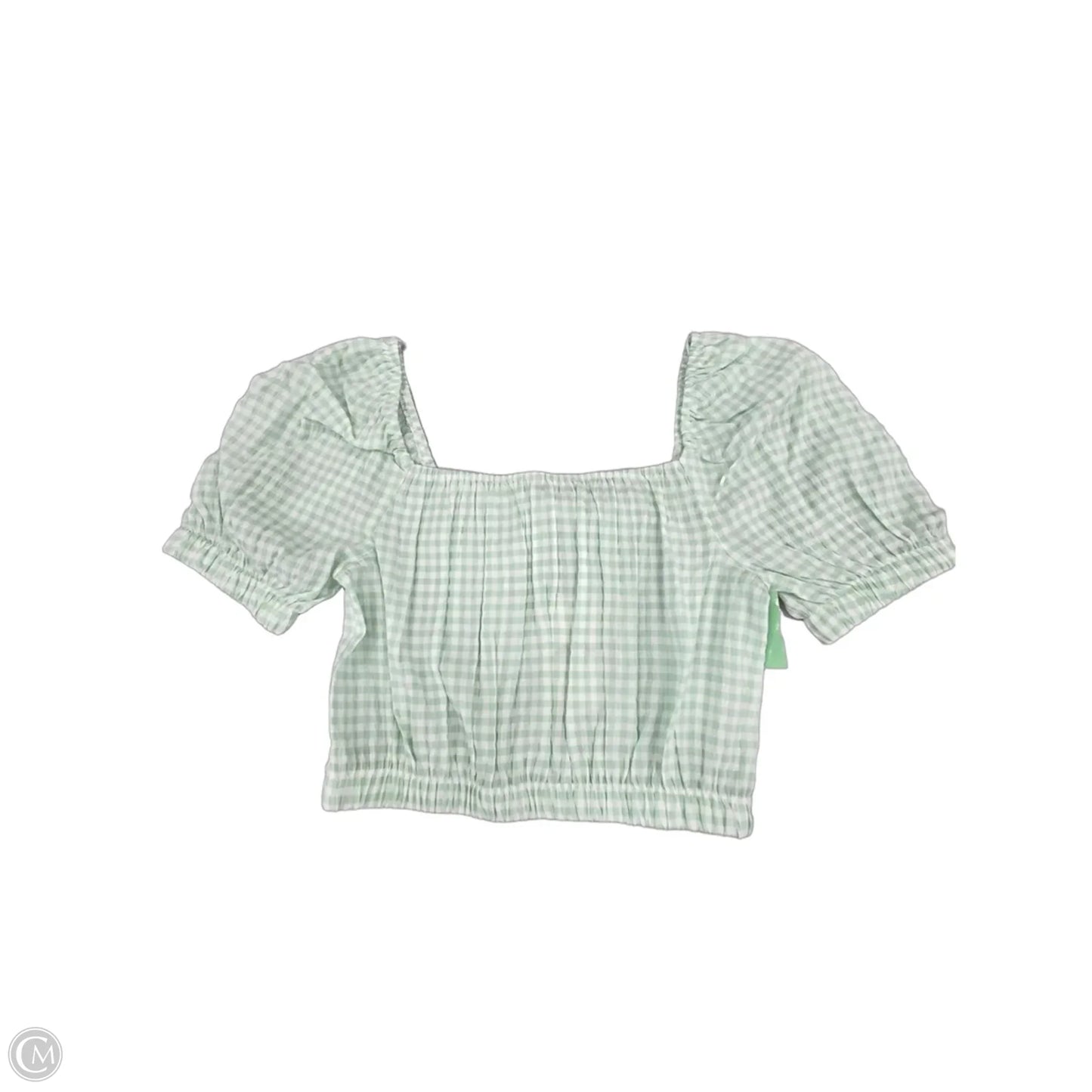 Top Short Sleeve By Elodie In Green, Size: S