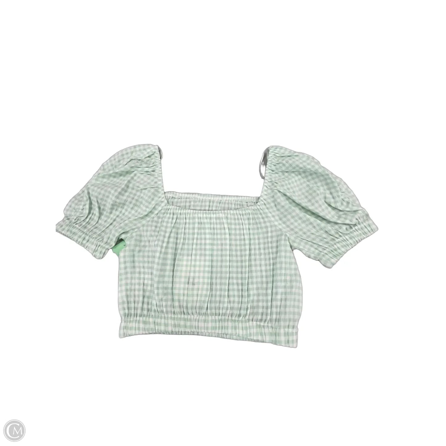 Top Short Sleeve By Elodie In Green, Size: S
