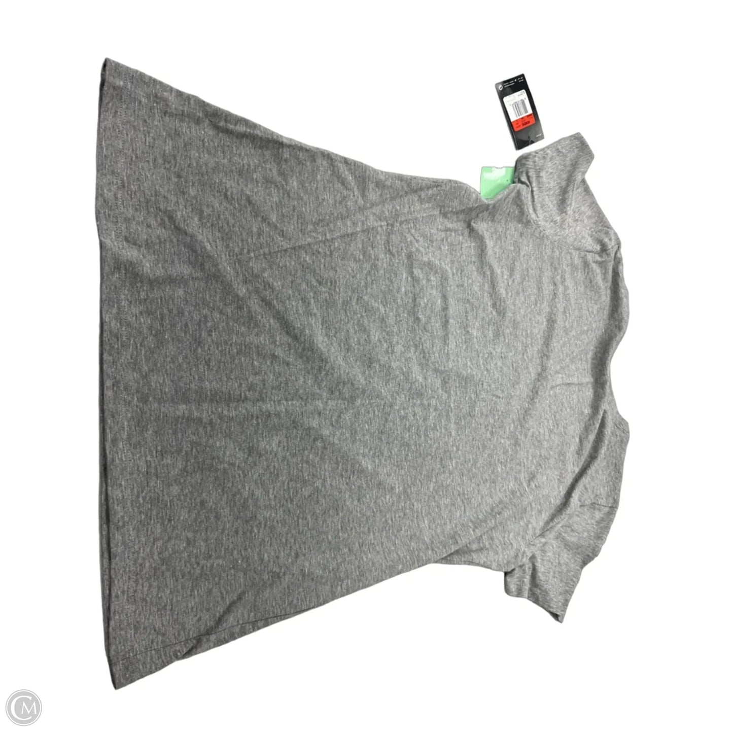 Top Short Sleeve By Nike In Grey, Size: L
