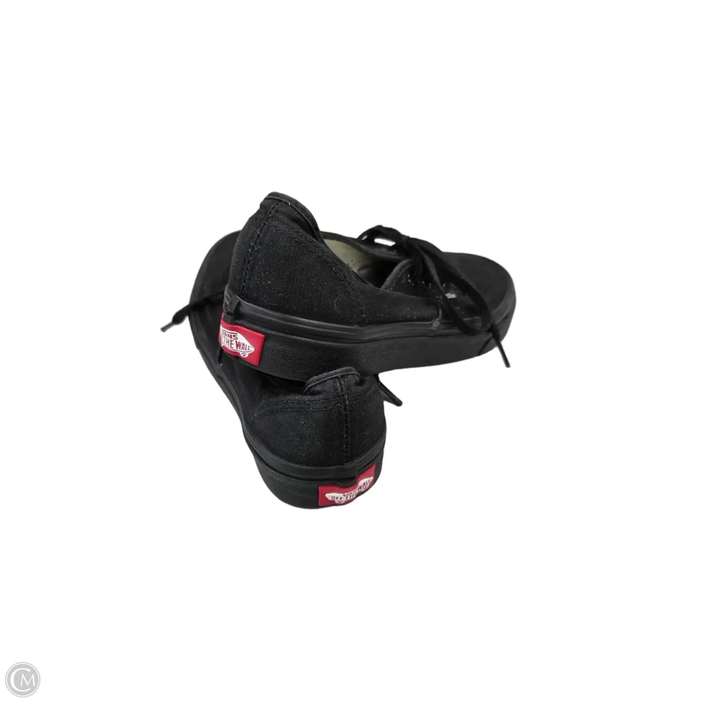 Shoes Flats By Vans In Black, Size: 7