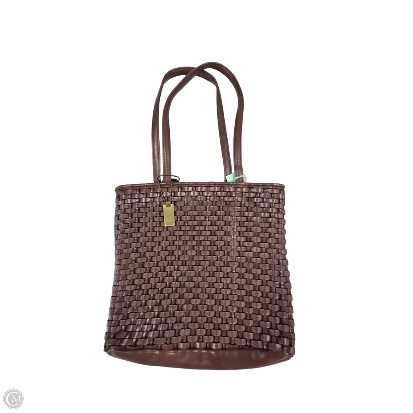 Handbag Leather By Nine West, Size: Medium