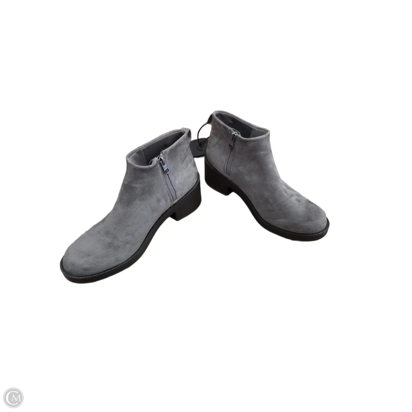 Boots Ankle Heels By Birdies In Grey, Size: 7.5