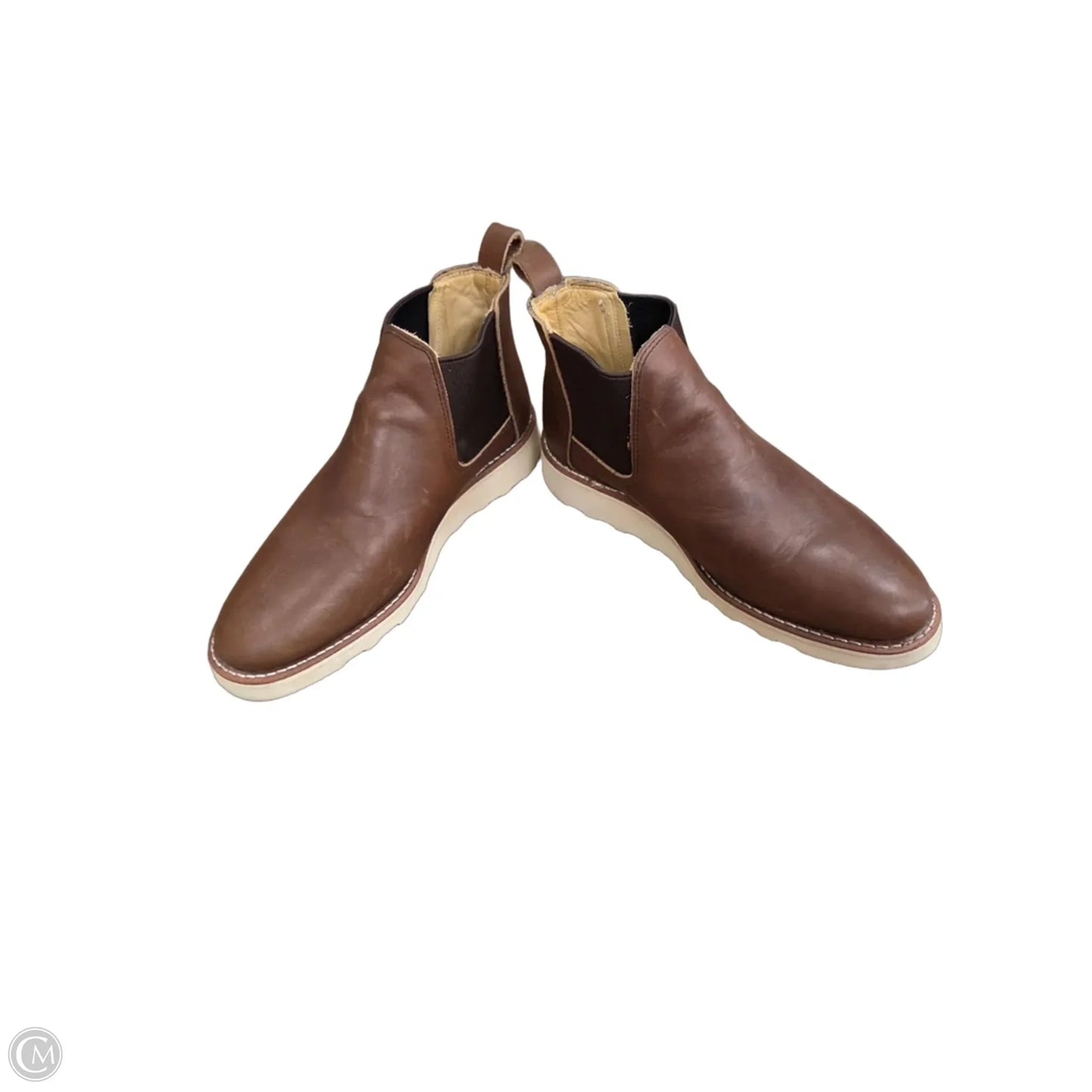 Boots Ankle Flats By Cmc In Brown, Size: 7.5