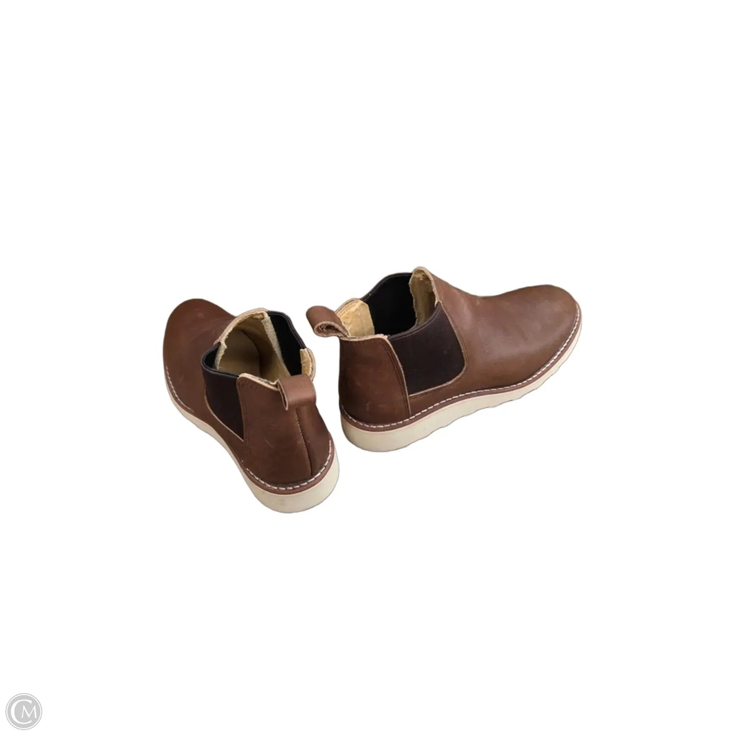 Boots Ankle Flats By Cmc In Brown, Size: 7.5