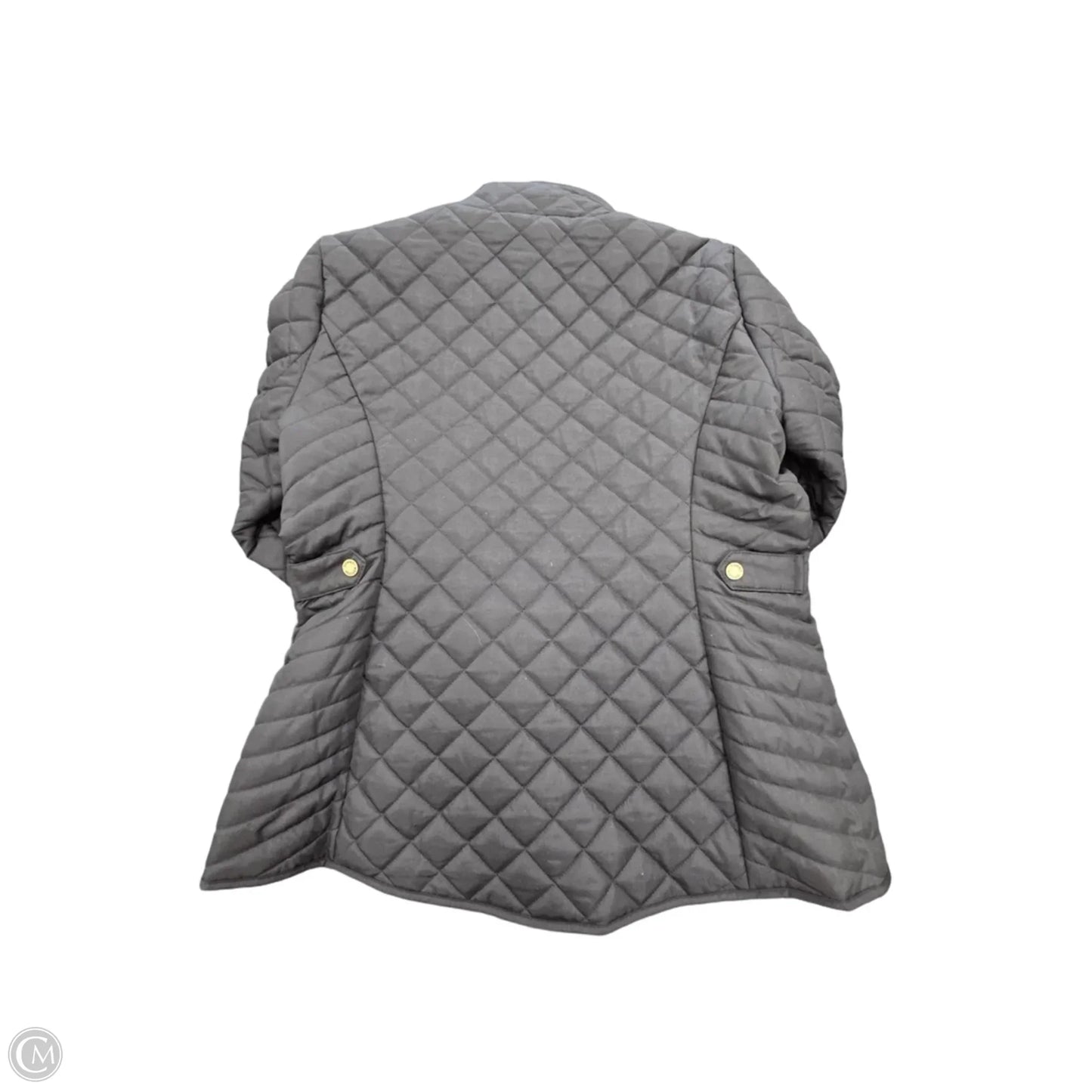 Jacket Puffer & Quilted By Tommy Hilfiger In Black & Red, Size: M