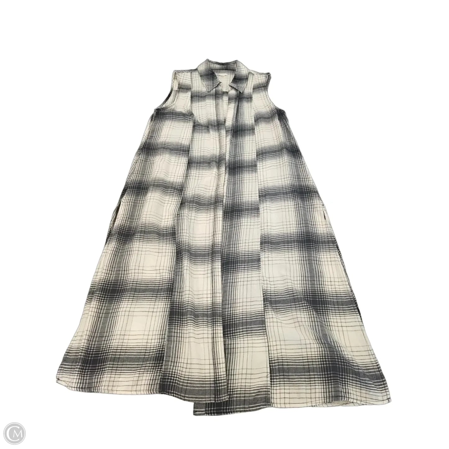 Shawl By Cato In Plaid Pattern, Size: M