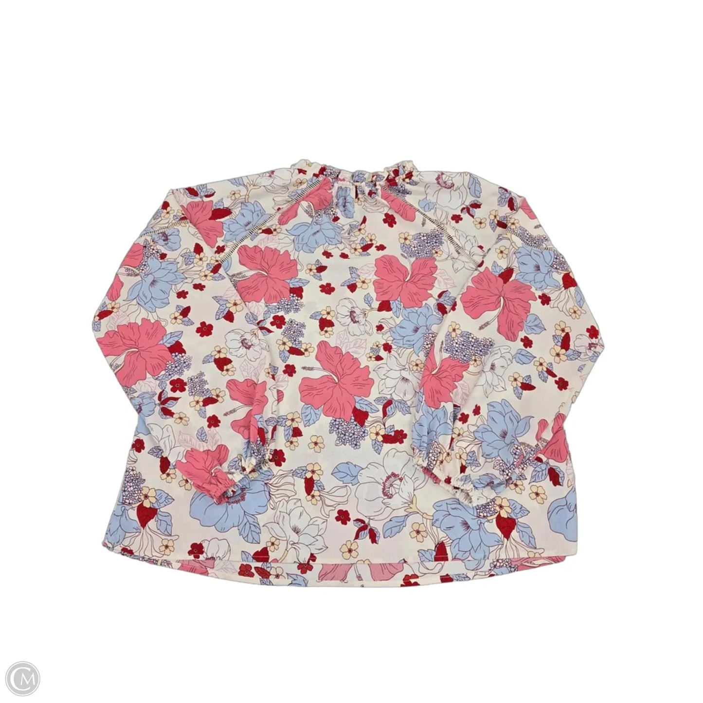 Top Long Sleeve By Sanctuary In Floral Print, Size: M