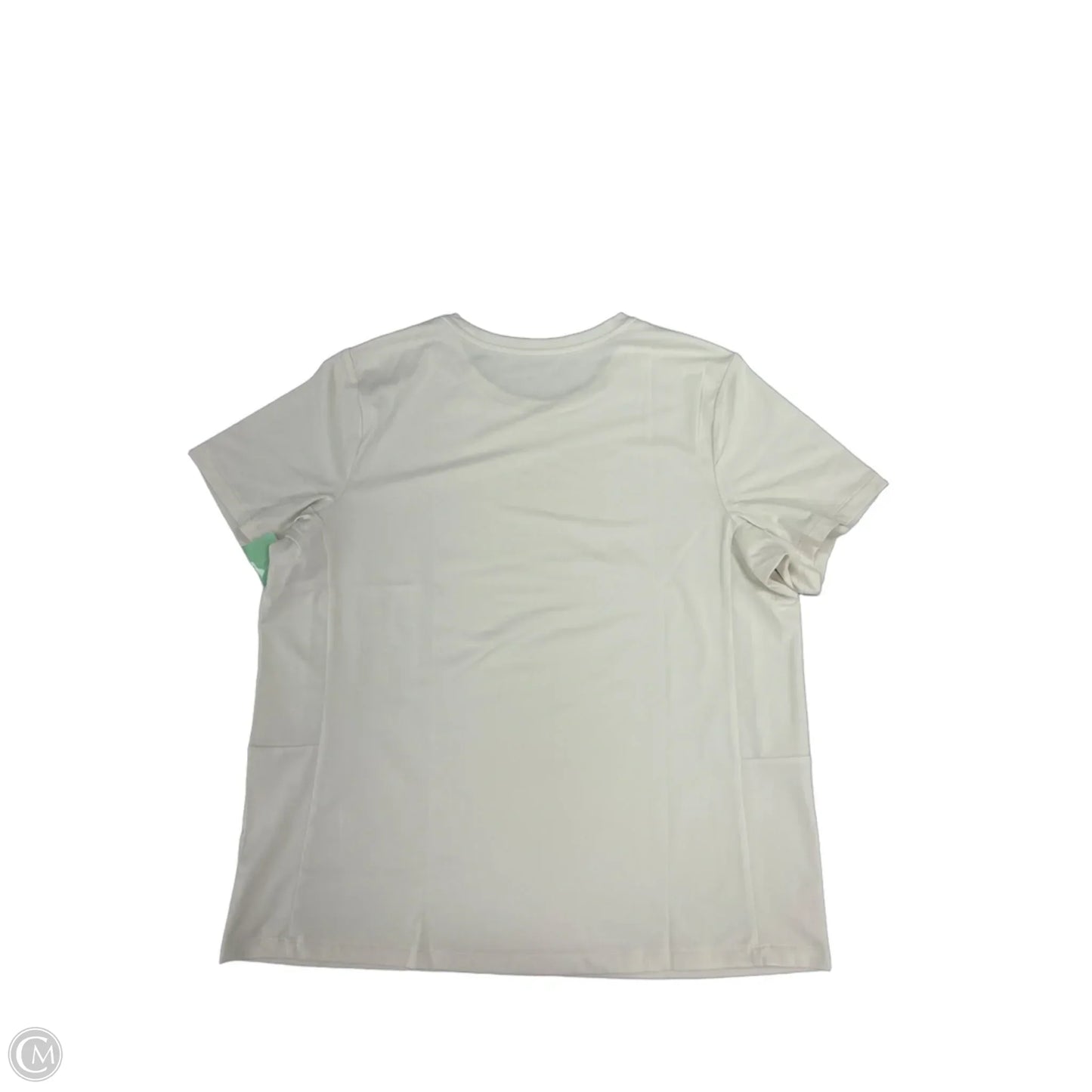 Athletic Top Short Sleeve By Nobull In Cream, Size: Xl