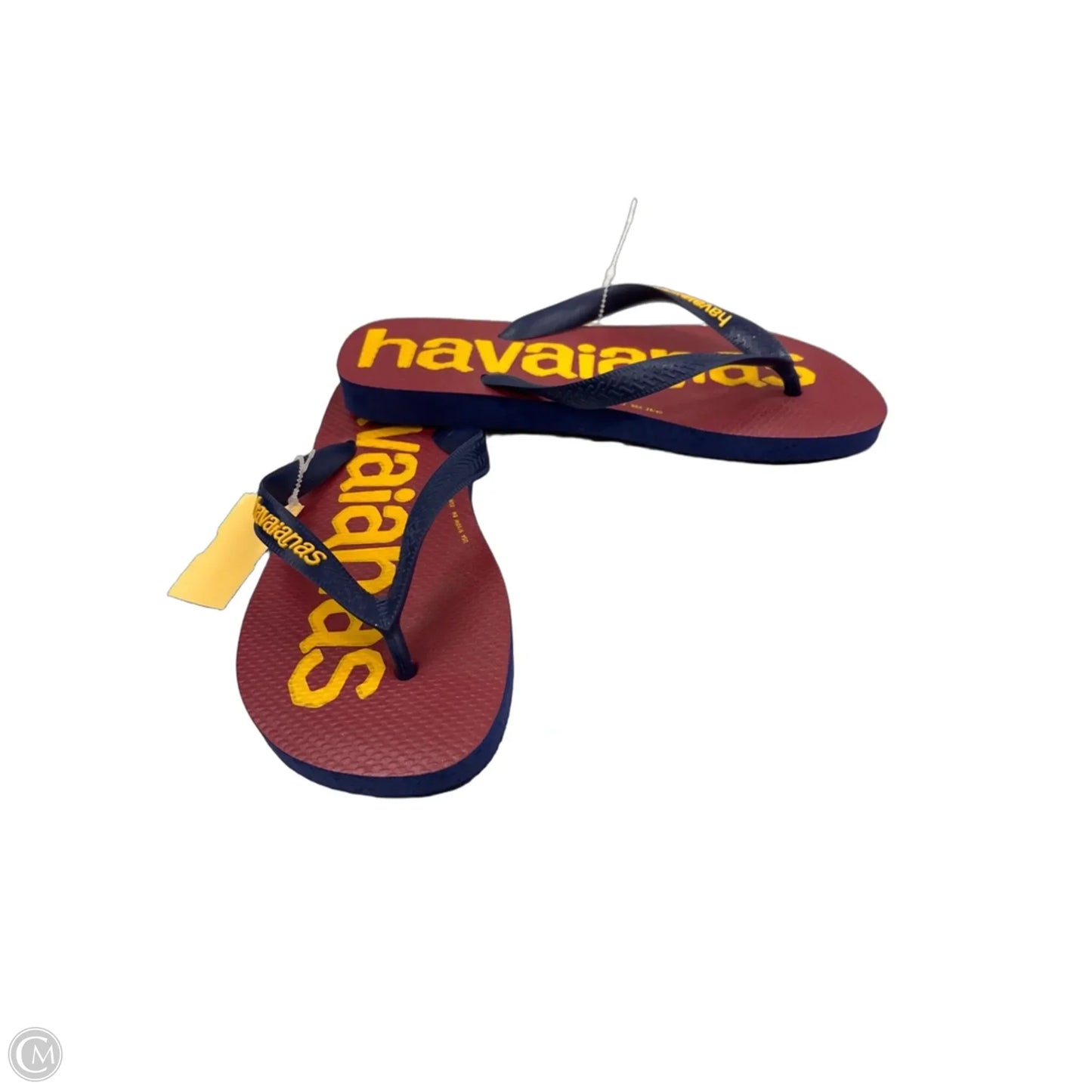 Sandals Flip Flops By Havaianas In Blue & Red, Size: 9