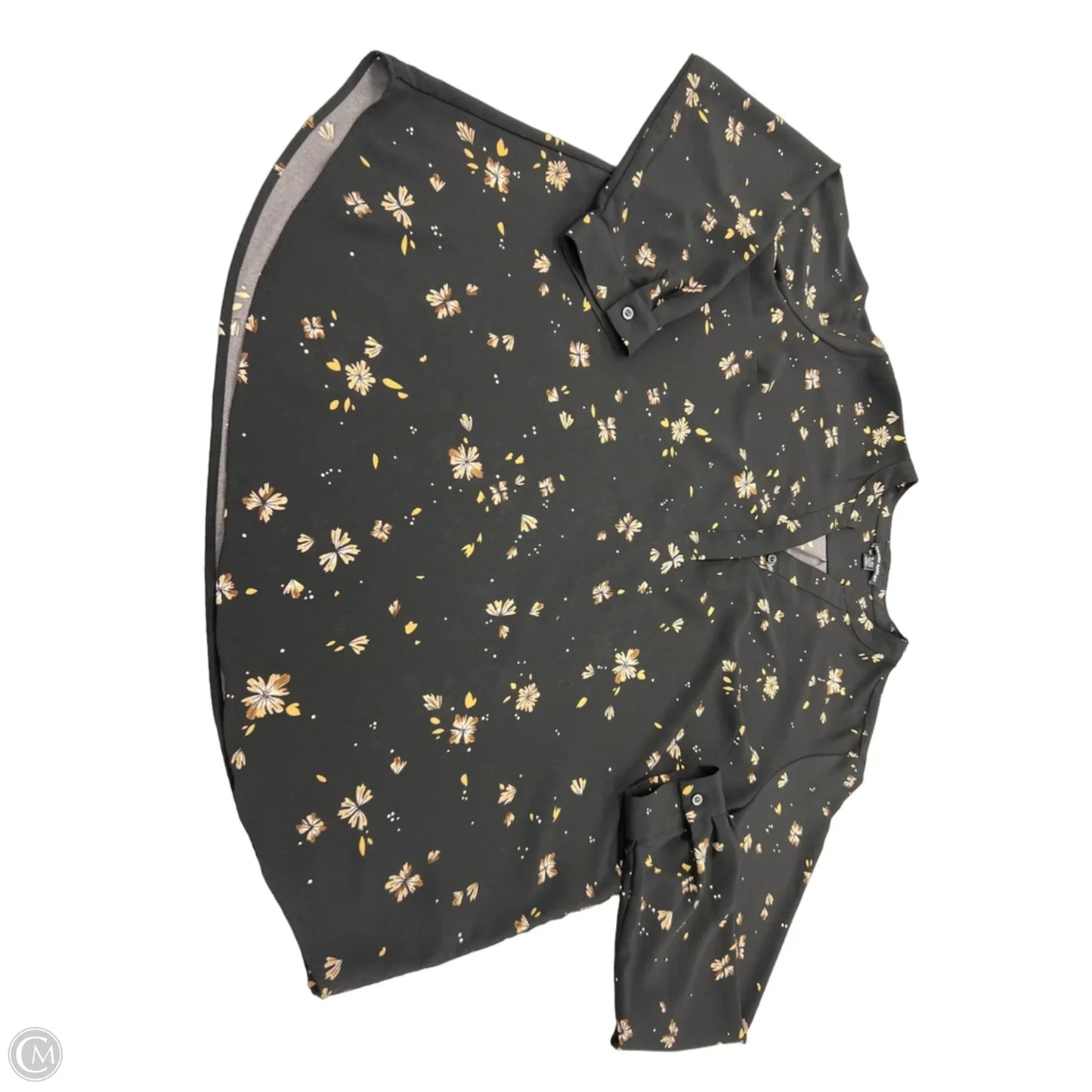 Top Long Sleeve By Hilary Radley In Black, Size: Xl