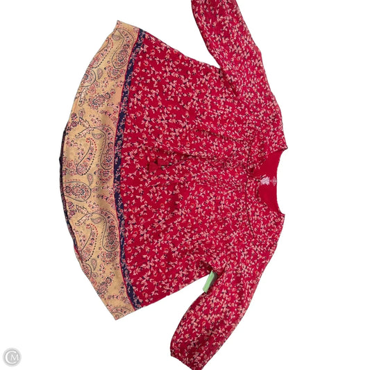 Top 3/4 Sleeve By St Johns Bay In Red, Size: Xxl