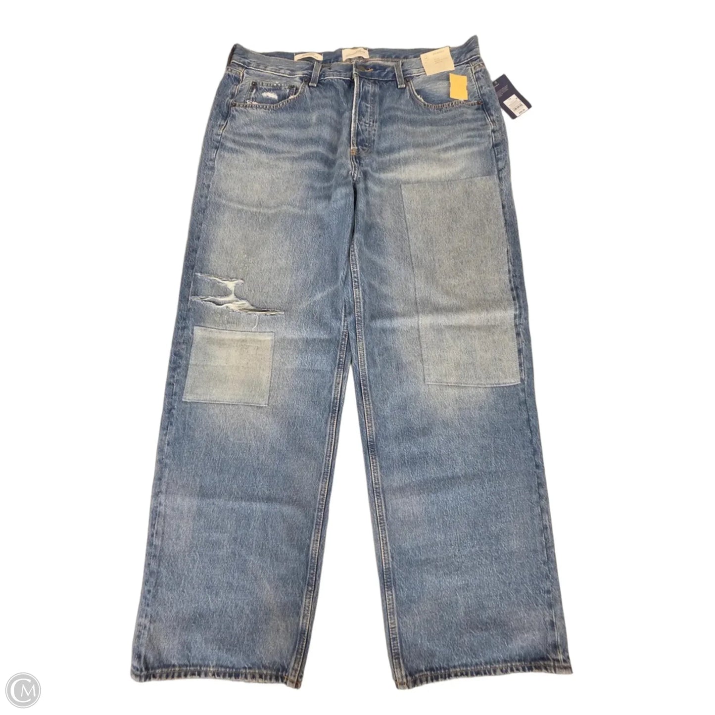Jeans Wide Leg By Universal Thread In Blue Denim, Size: 14