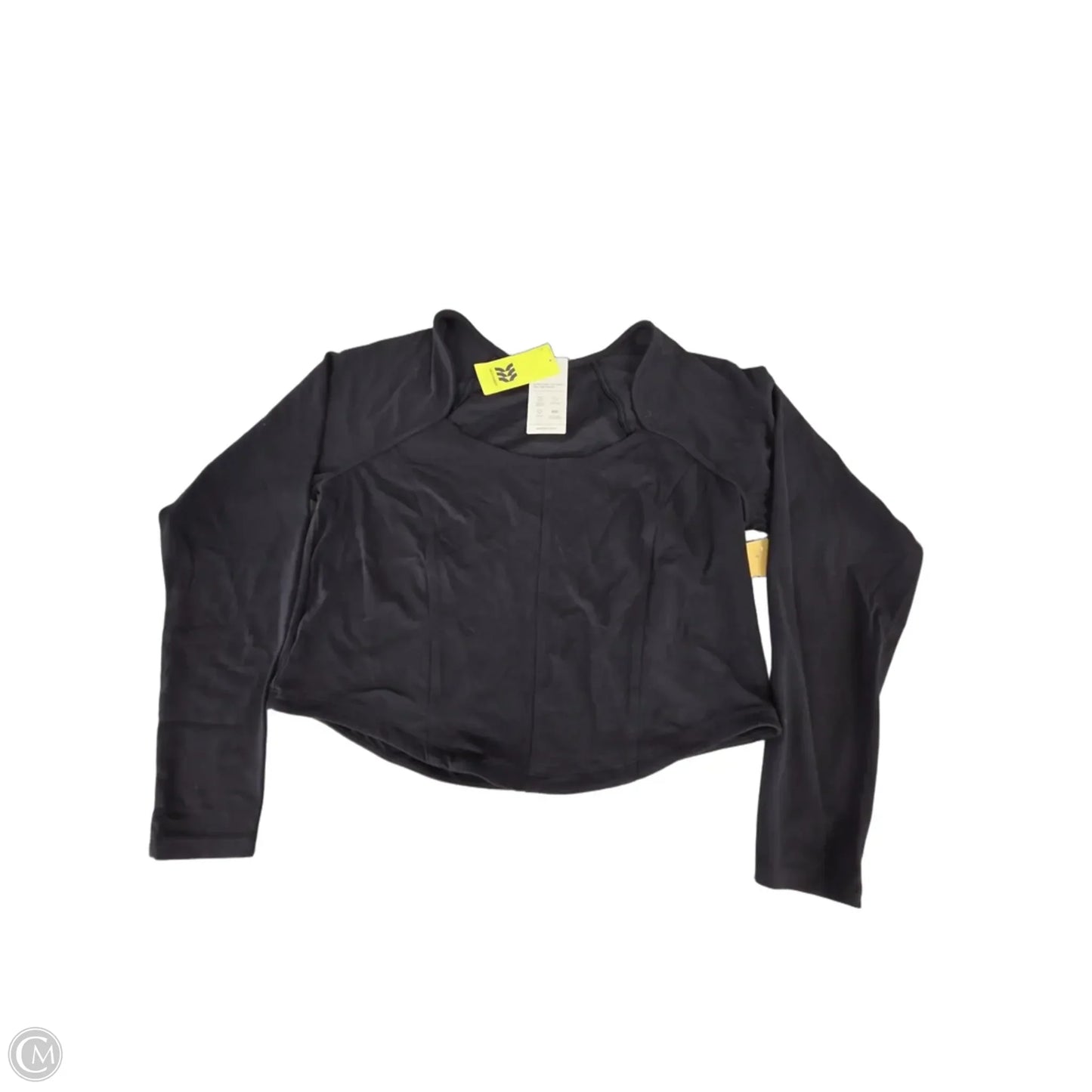 Athletic Top Long Sleeve Crewneck By All In Motion In Black, Size: Xl
