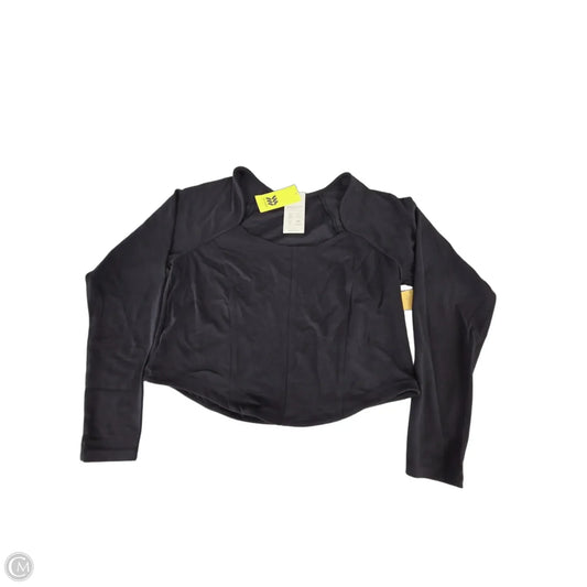 Athletic Top Long Sleeve Crewneck By All In Motion In Black, Size: Xl