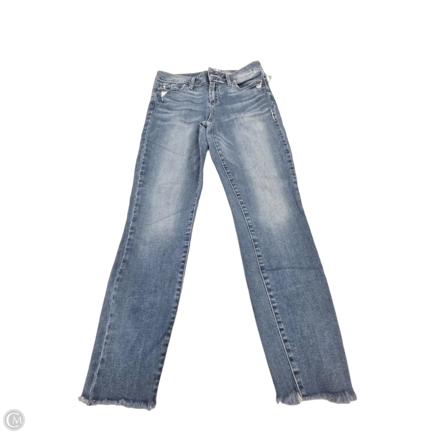 Jeans Cropped By Paige In Blue Denim, Size: 8