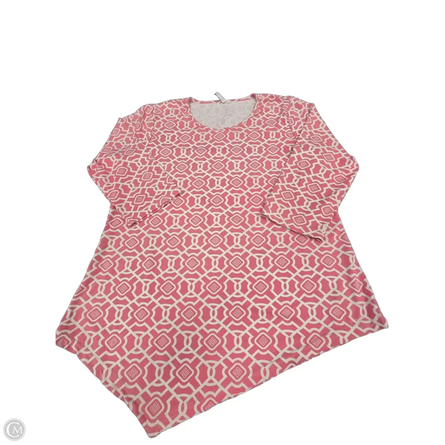 Top Long Sleeve By Lulu B In Pink, Size: M