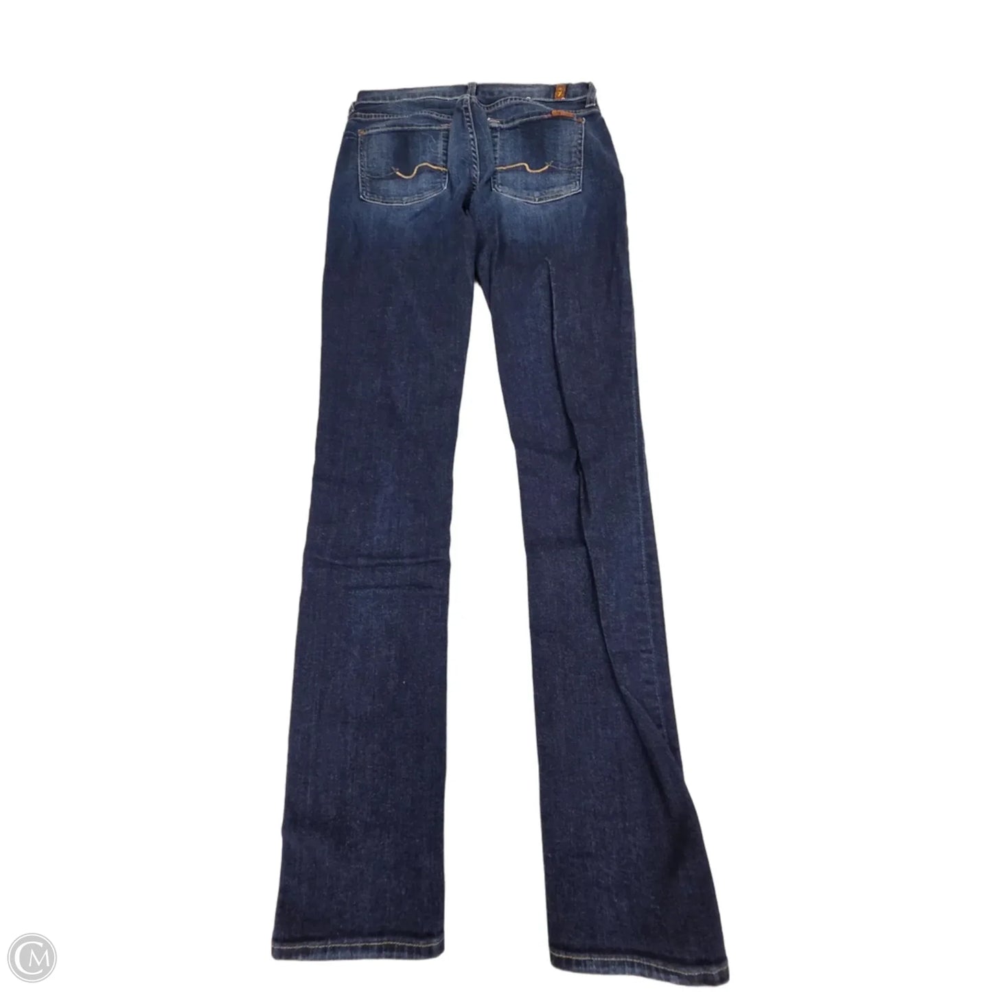 Jeans Skinny By 7 For All Mankind In Blue Denim, Size: 6