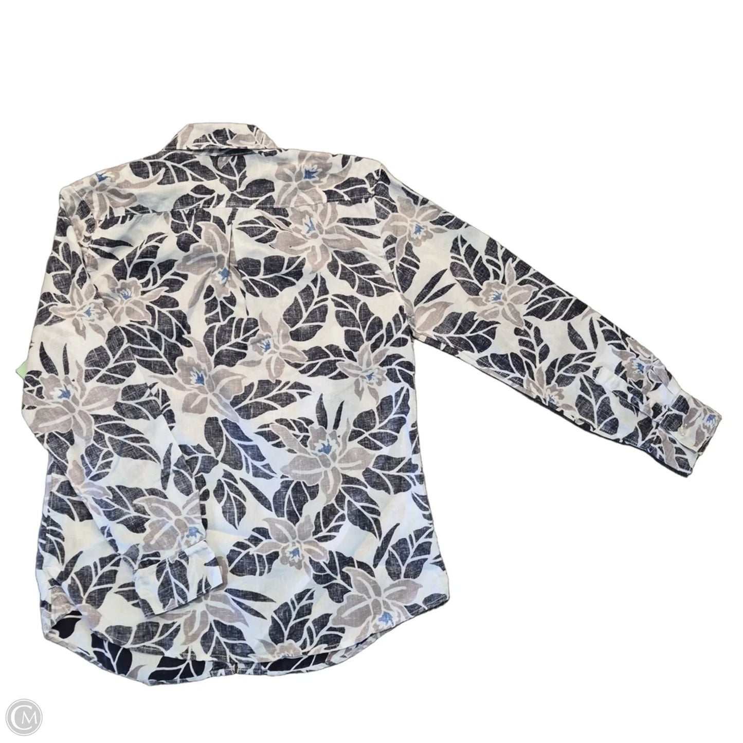 Top Long Sleeve By Tommy Bahama In Tropical Print, Size: S