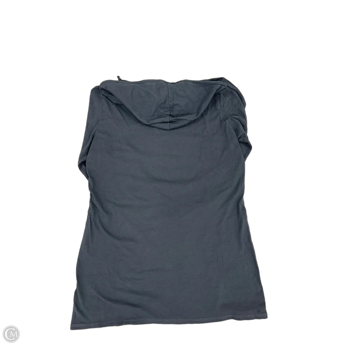 Top Long Sleeve By Life Is Good In Grey, Size: M
