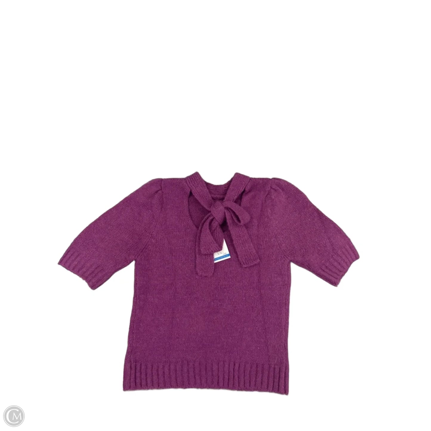 Sweater Short Sleeve By &merci In Purple, Size: M