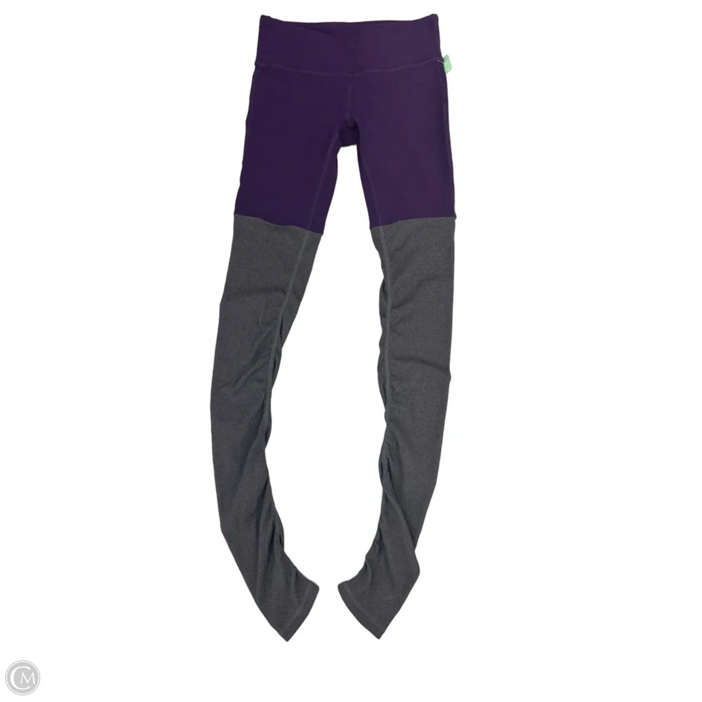 Athletic Leggings By Alo In Grey & Purple, Size: M