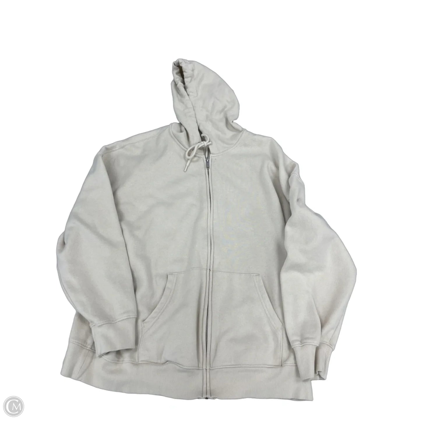 Sweatshirt Hoodie By Old Navy In Beige, Size: S
