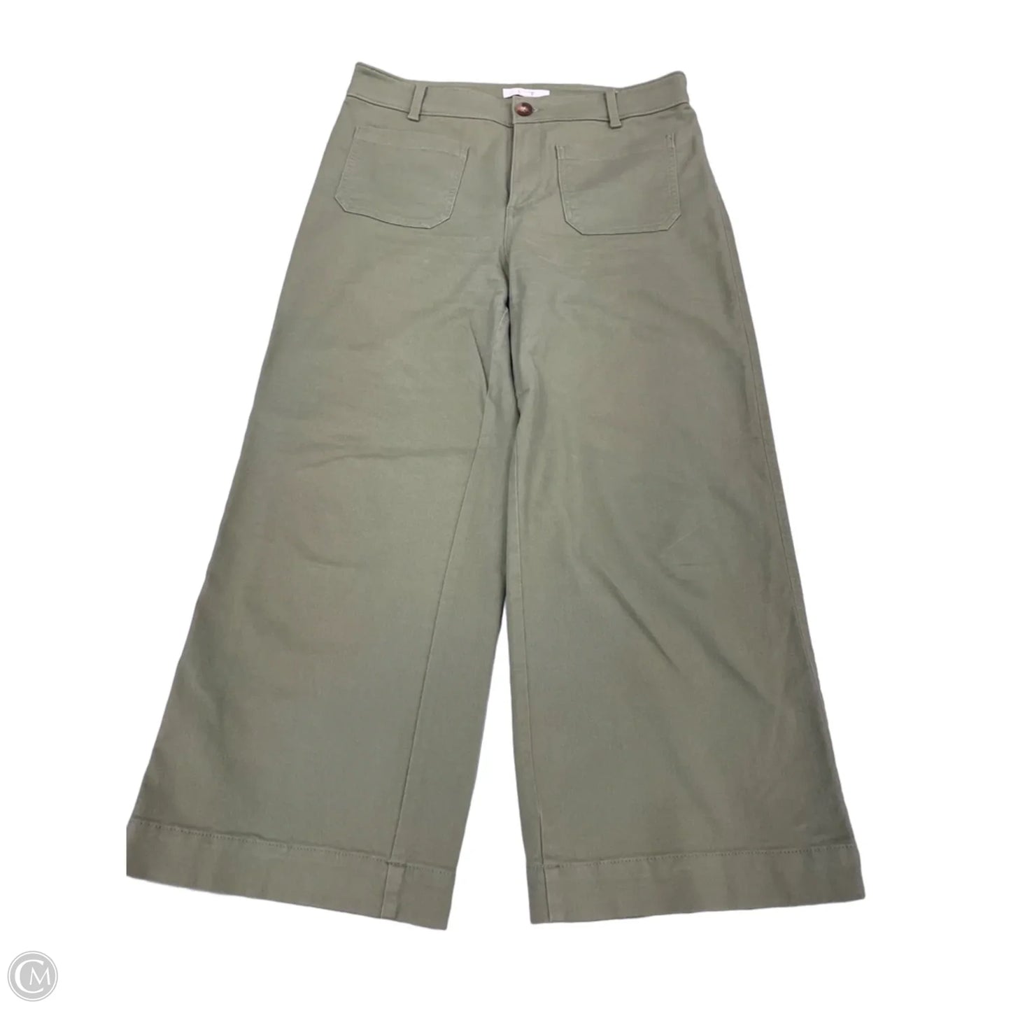Pants Wide Leg By Loft In Green, Size: 10