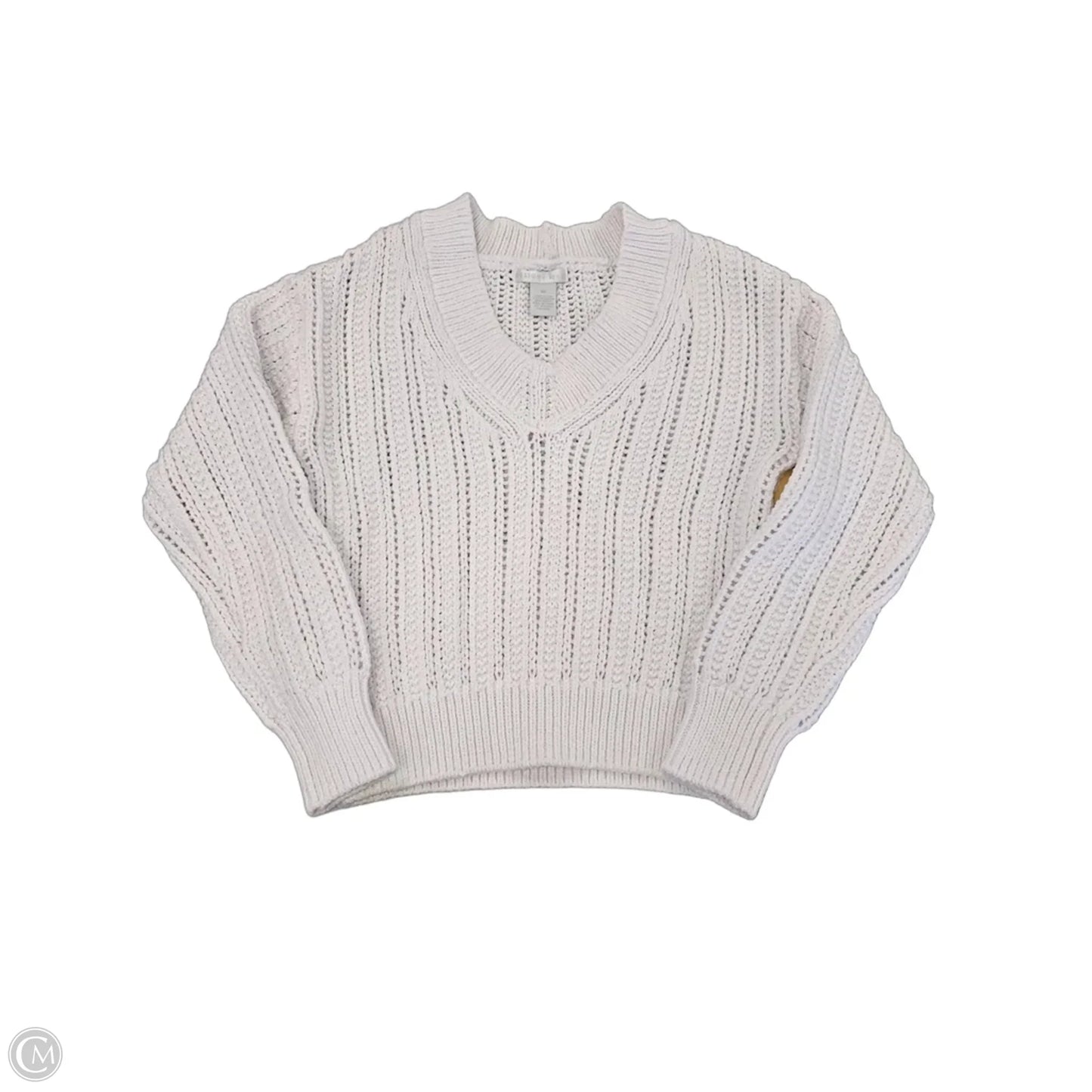 Sweater By Design History In White, Size: Xs