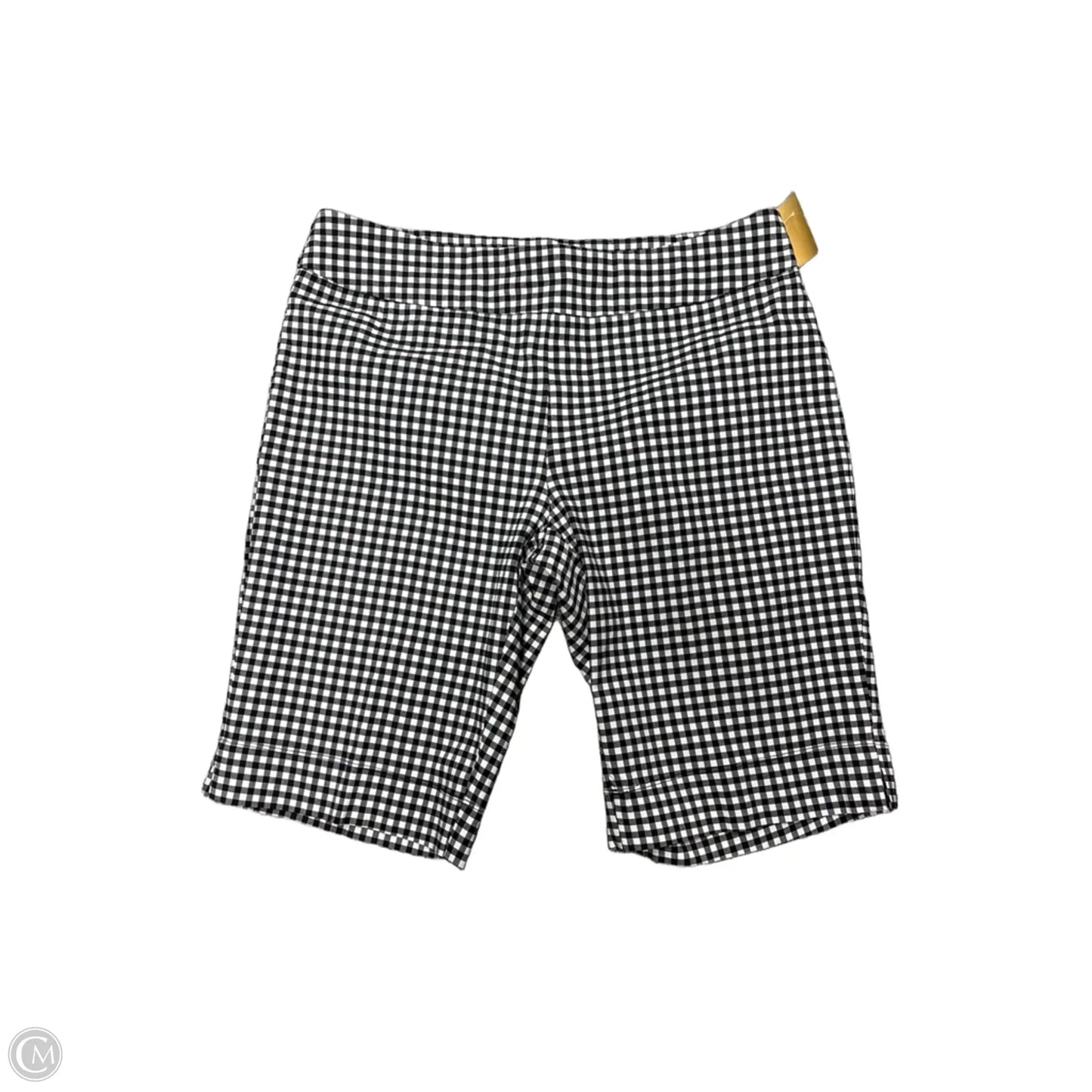 Shorts By Coral Bay In Checkered Pattern, Size: L