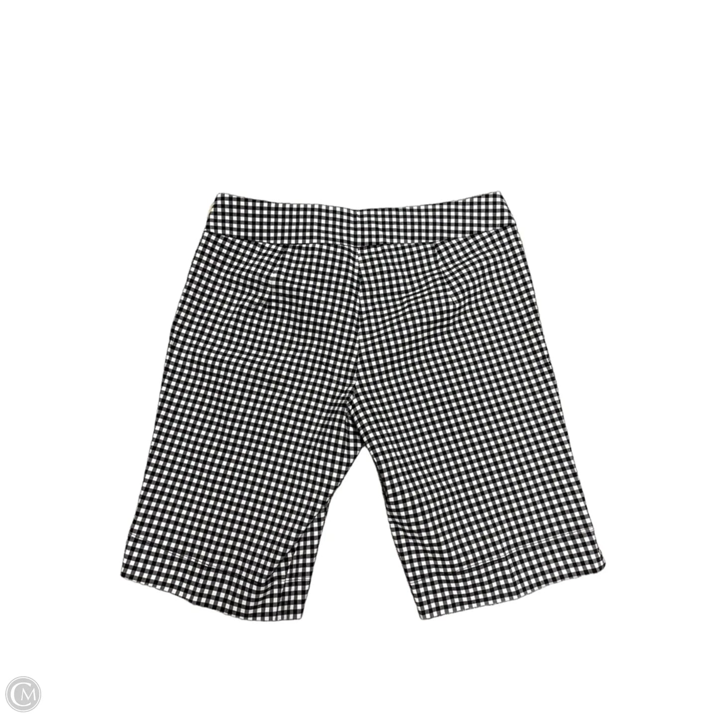 Shorts By Coral Bay In Checkered Pattern, Size: L