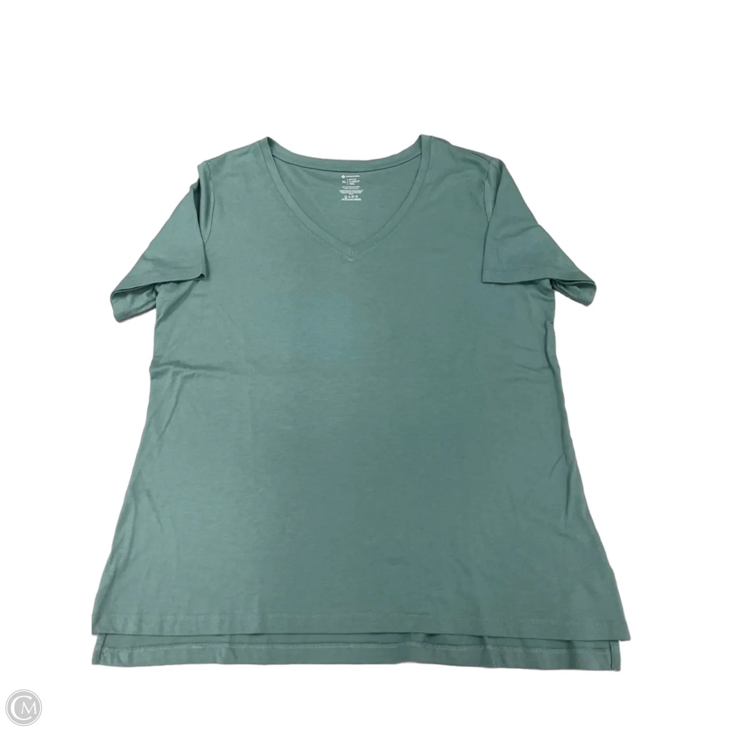 Top Short Sleeve By Members Mark In Green, Size: Xl