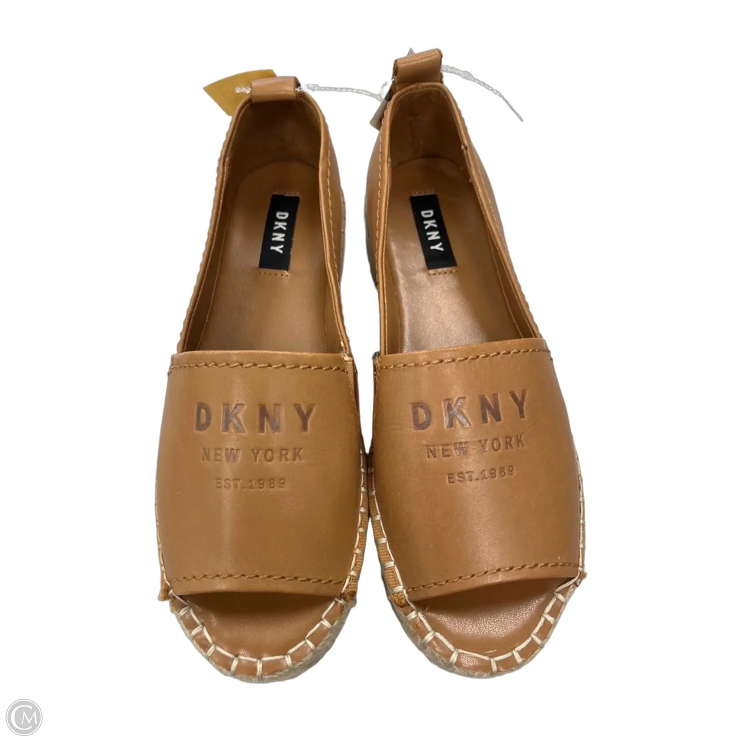 Sandals Flats By Dkny In Tan, Size: 6
