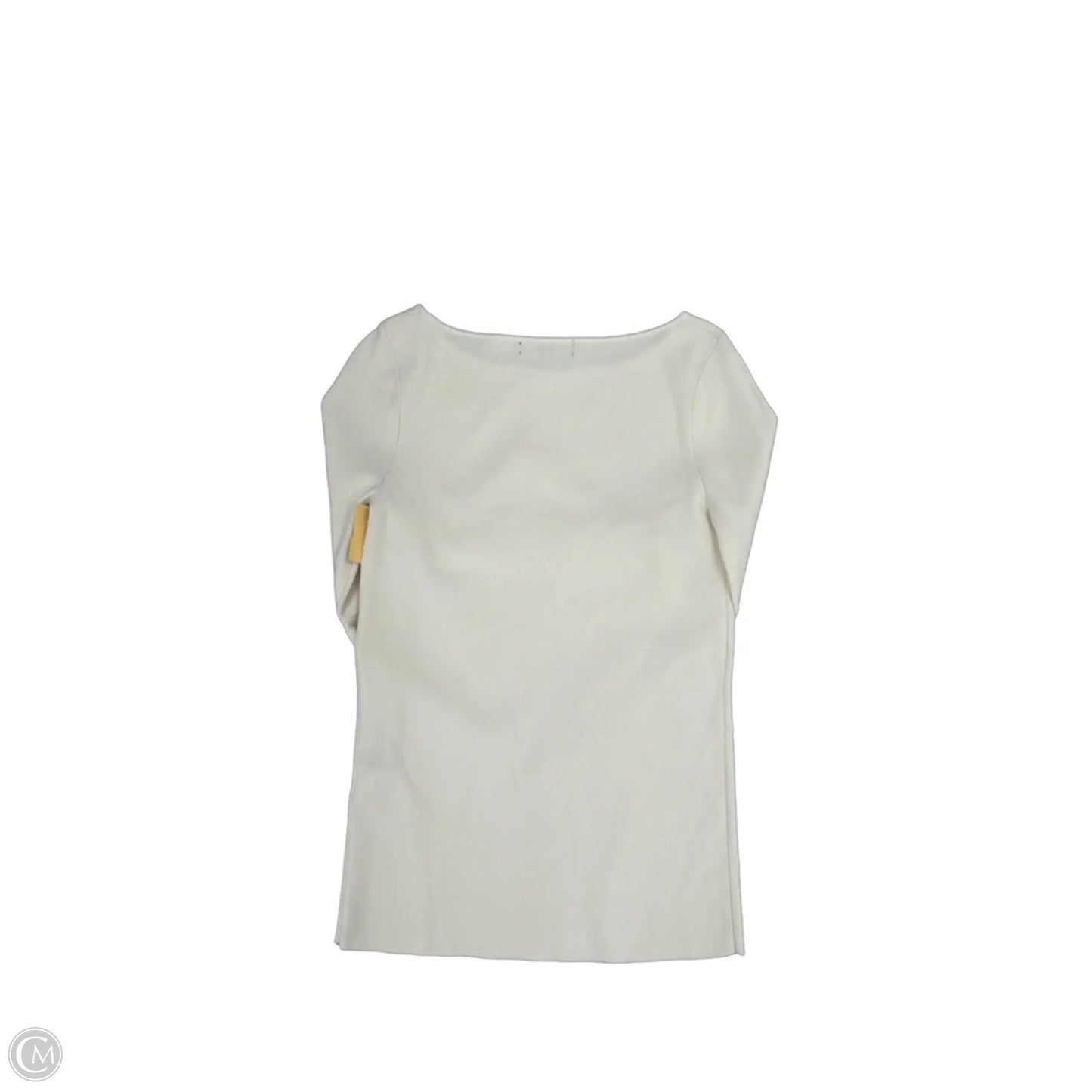 Top Long Sleeve By Banana Republic In Cream, Size: M