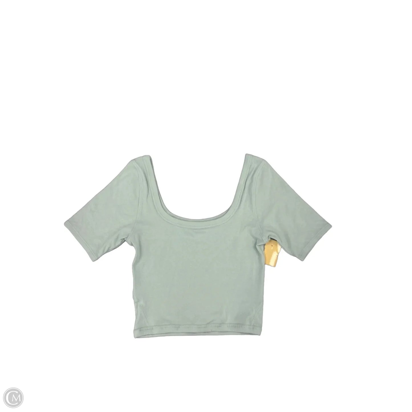 Top Short Sleeve By Lululemon In Green, Size: 4