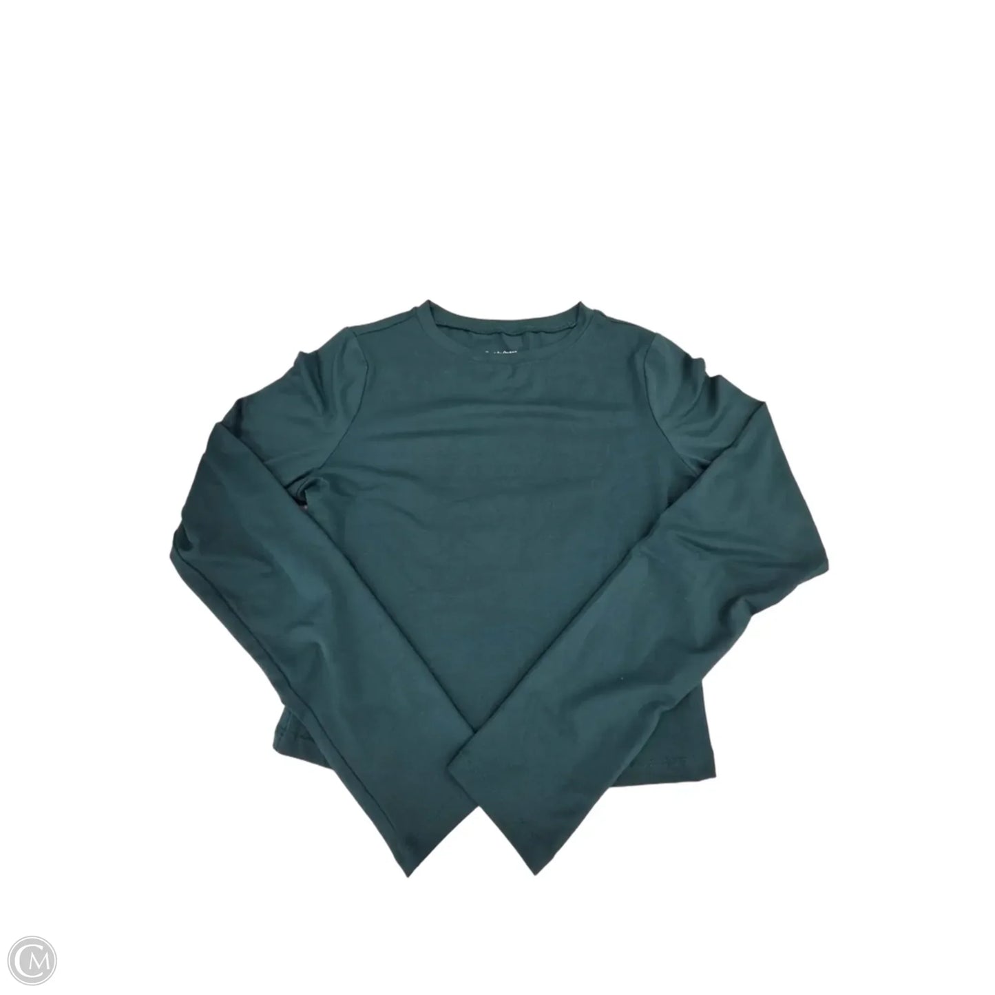 Athletic Top Long Sleeve Crewneck By Cme In Green, Size: S